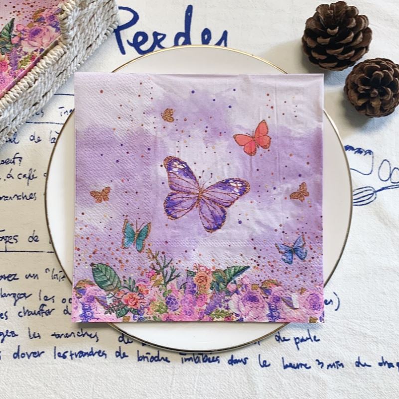 Elegantes Servilletas Mariposa - Ecológicas Paquete de 20 para Cualquier Ocasión - Imagen 33 de 34
