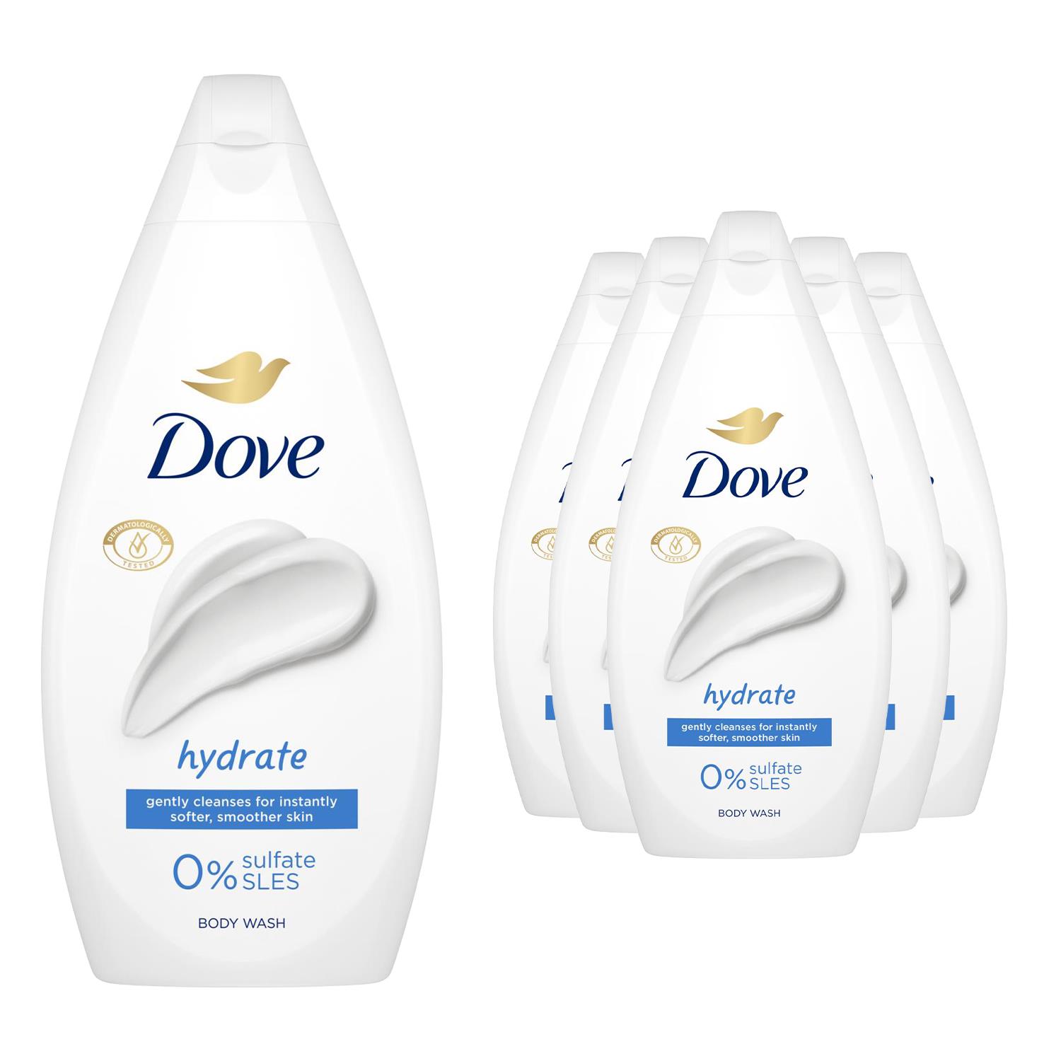 Dove Body Wash Moisturising Cream Caring/Pampering/Soothing 3x, 6x or 12x, 450ml - Picture 116 of 219