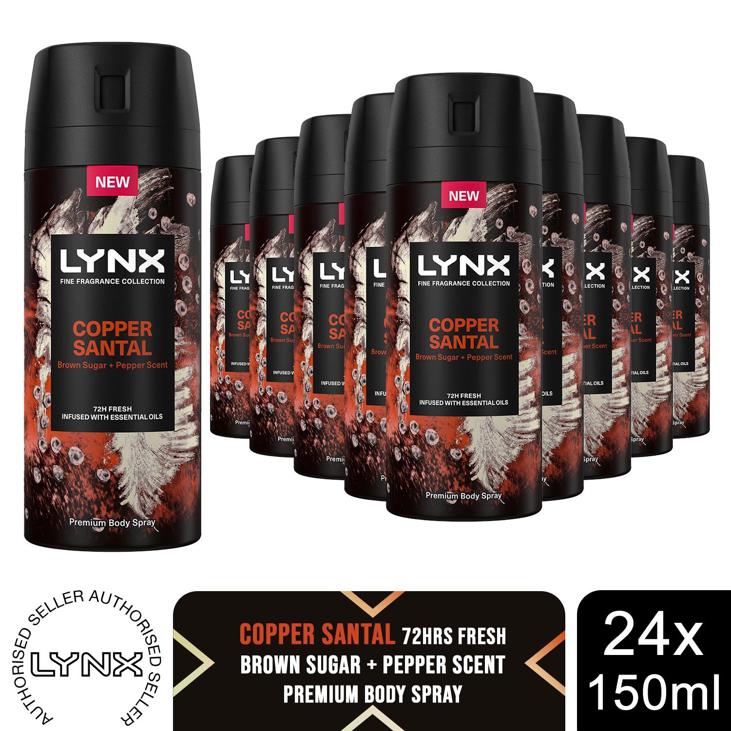 Lynx Fine Fragrance Collection 72H Fresh Premium Deodorant Body Spray, 24x 150ml - Picture 45 of 66