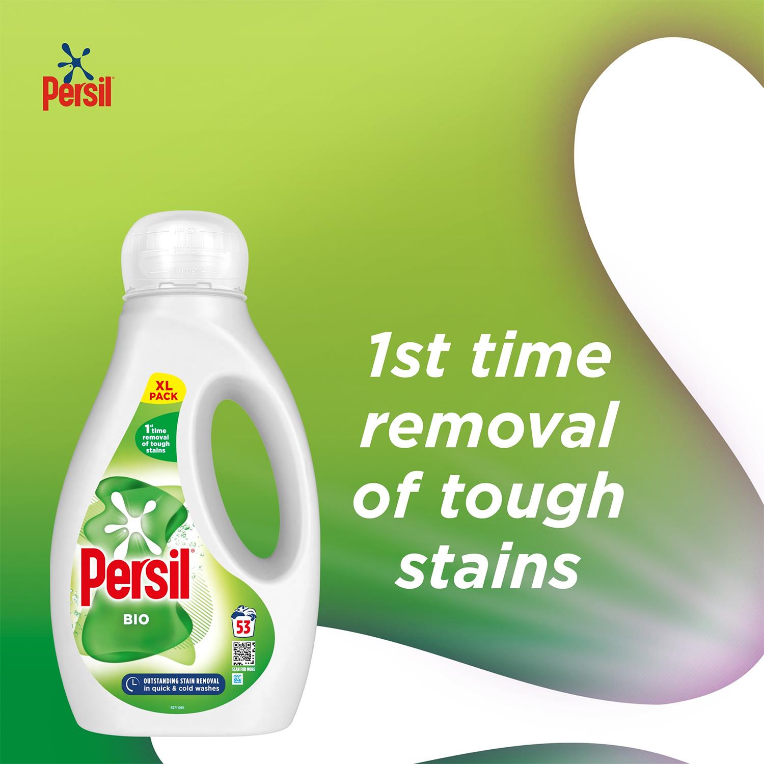 2x53W or 4x53W Persil Bio, NonBio, Colour Washing Liquid Detergent 1.431Litre - Picture 48 of 53