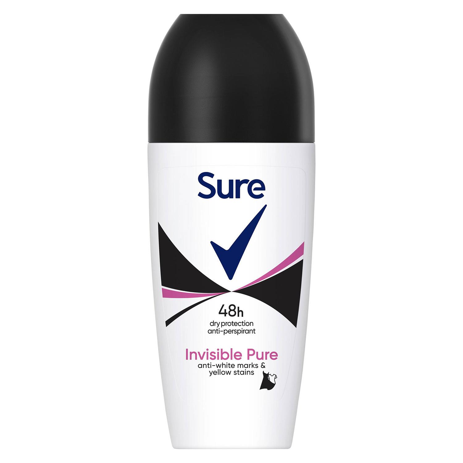 Sure Women Roll On 48 Hours Protection Anti-Perspirant Deodorant 50ml, 3 Pack - Picture 33 of 34