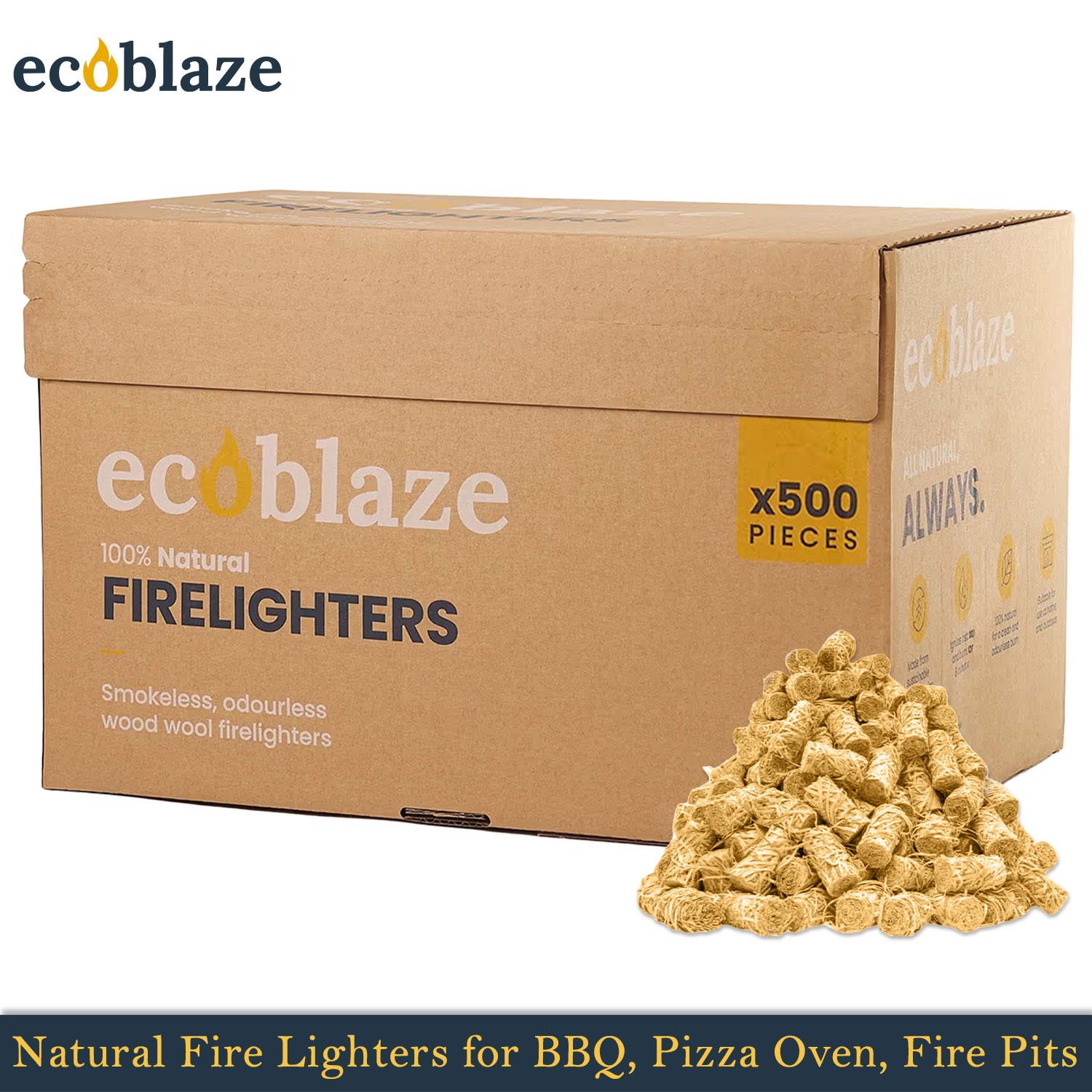Encendedores naturales Ecoblaze lana de madera para horno de pizza, fogatas y chimeneas - Imagen 26 de 39