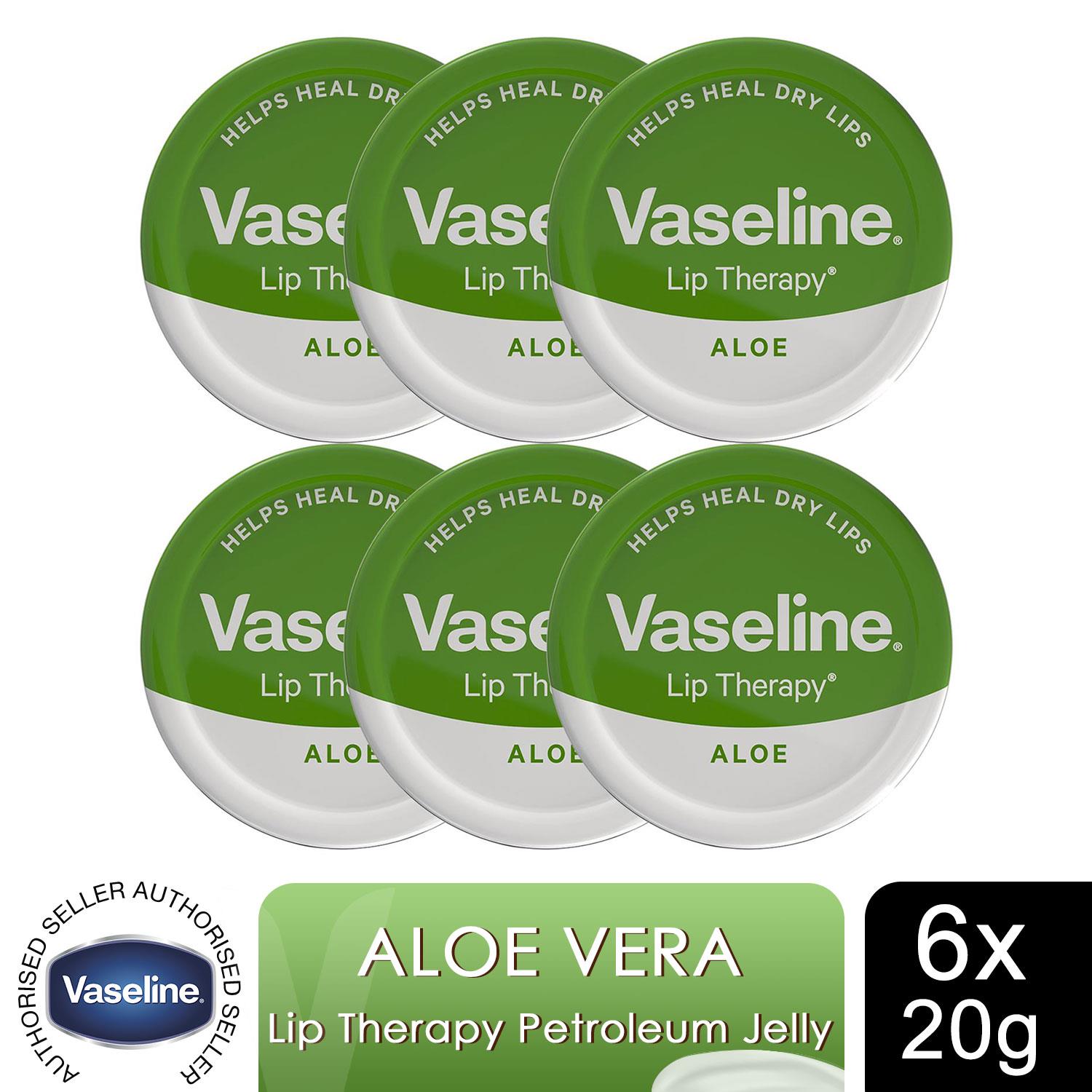 Vaseline Lip Therapy Petroleum Jelly, Rosy Lips/Aloe Vera/Original/Cocoa, 20gm - Picture 51 of 91