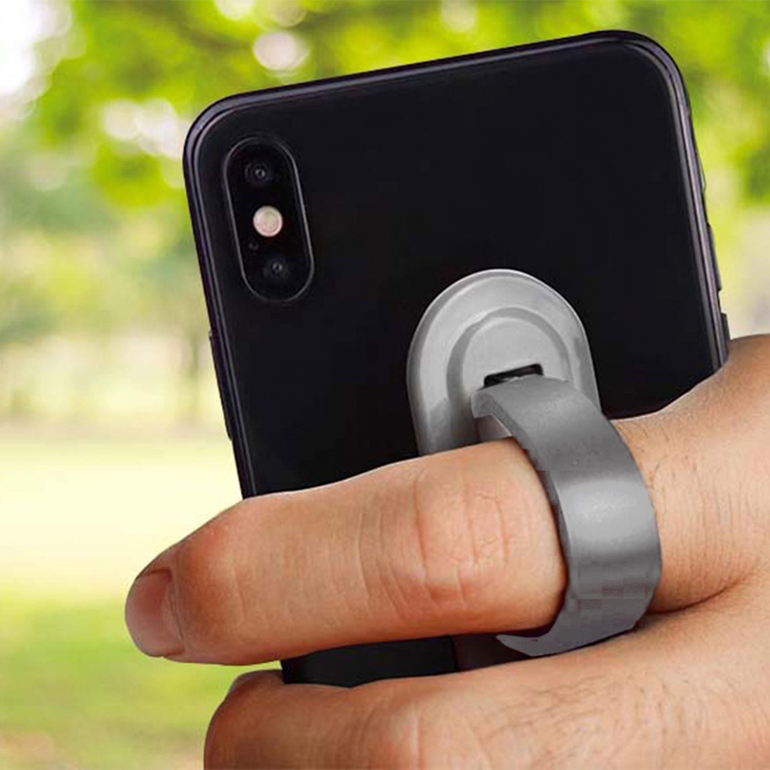 Aquarius Universal Finger Grip Ring Band Smart Mobile Phone Holder - Picture 16 of 28