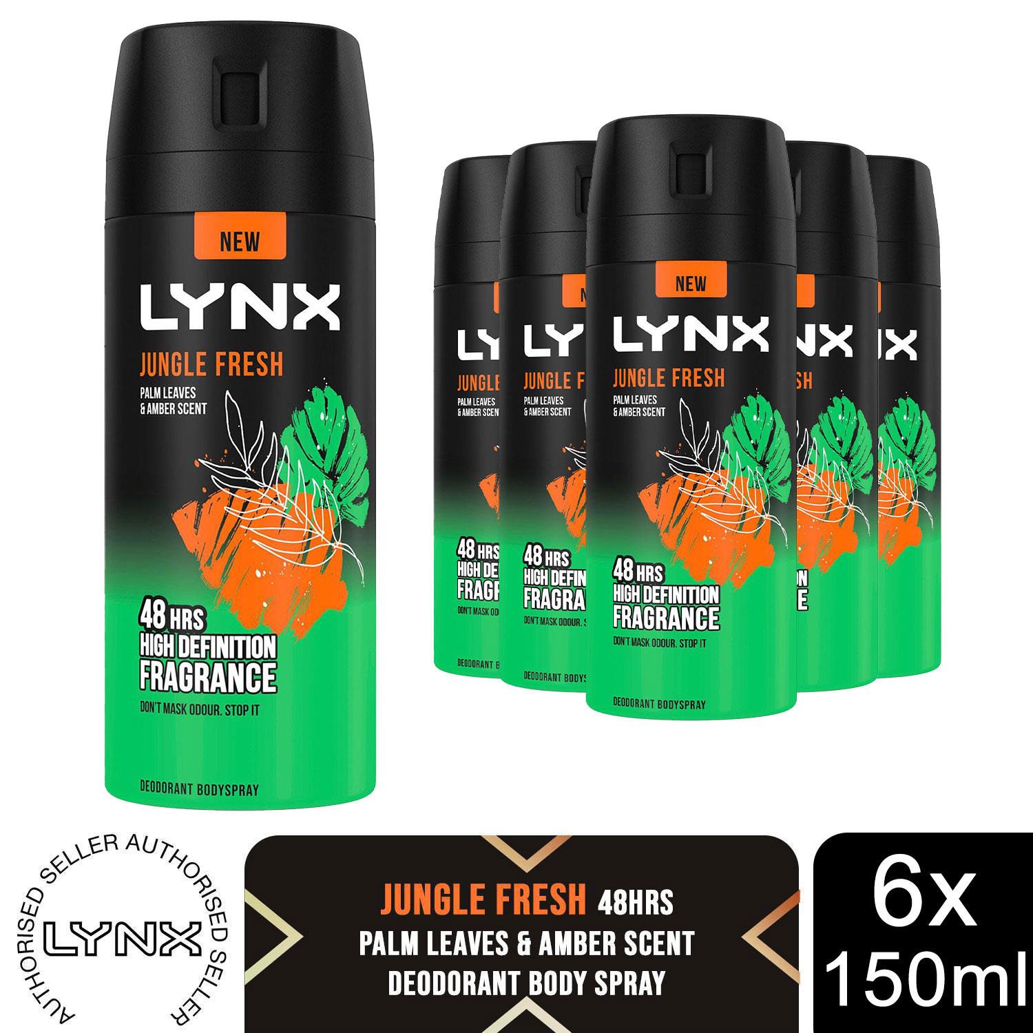 Lynx 48-Hour Odour Protection Body Spray Deodorant, 3 or 6 Pack, 150ml - Picture 170 of 185