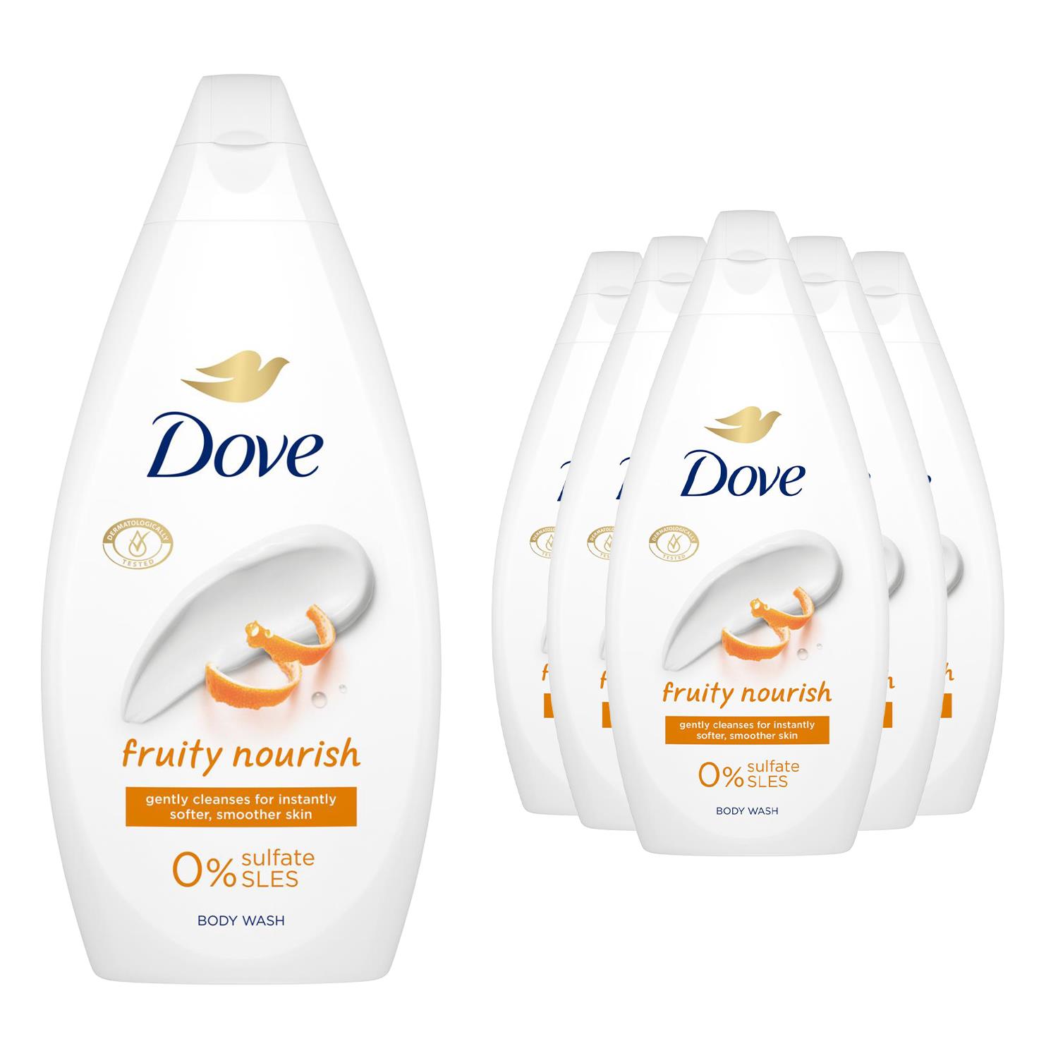 Dove Body Wash Moisturising Cream Caring/Pampering/Soothing 3x, 6x or 12x, 450ml - Picture 107 of 219