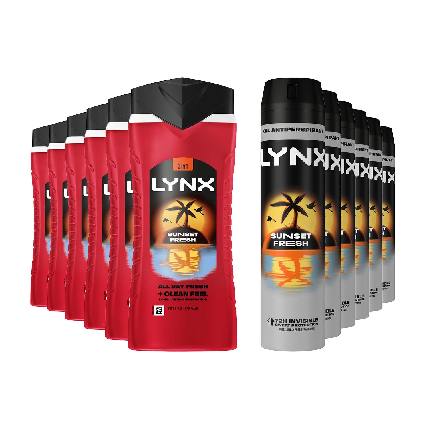 Lynx 12H Erfrischendes Duschgel 500 ml & 72H Fresh Antitranspirant 250ml, je 6x - Bild 46 von 46