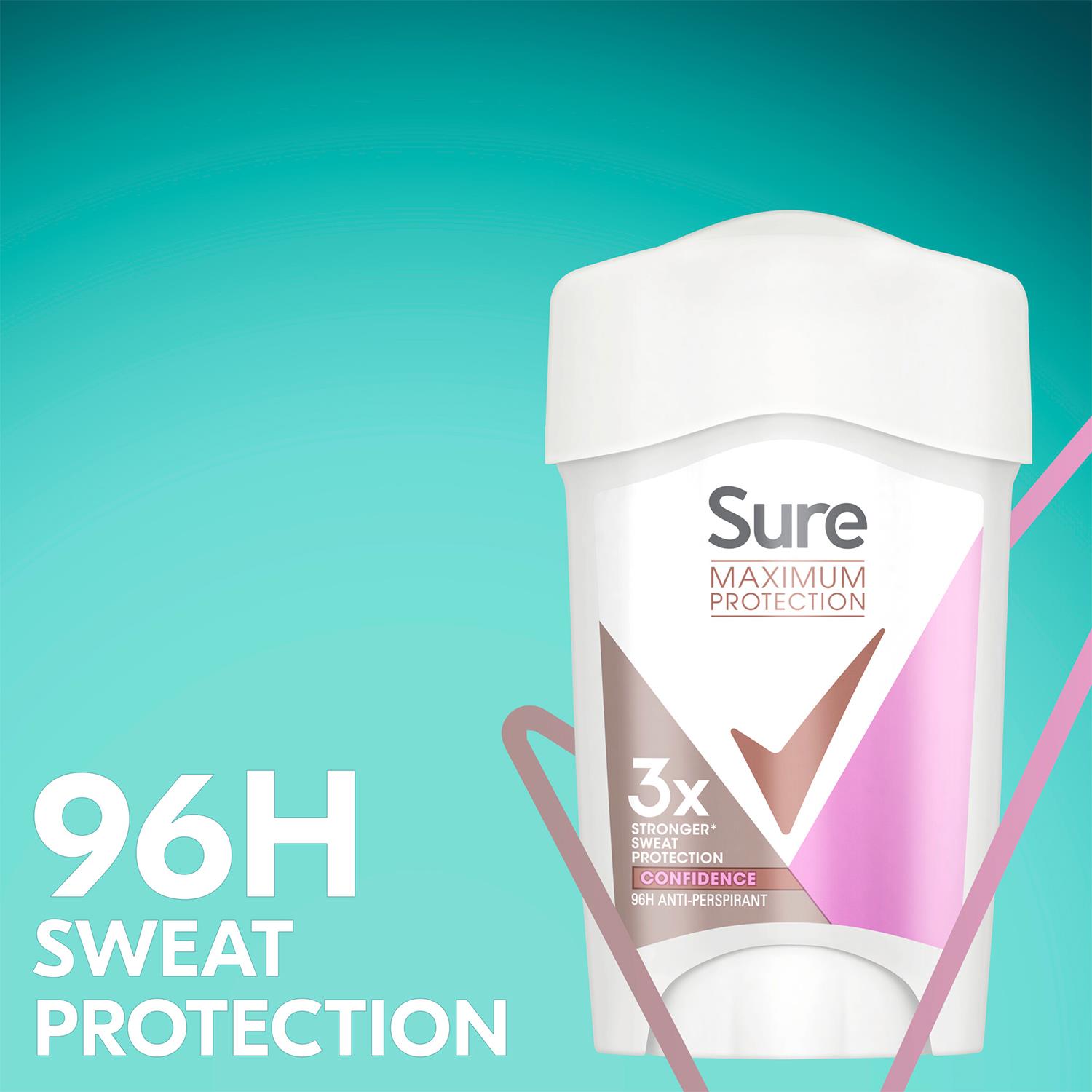 Sure Women Maximum Protection Anti-Perspirant Deodorant Cream, 45ml - Picture 114 of 142