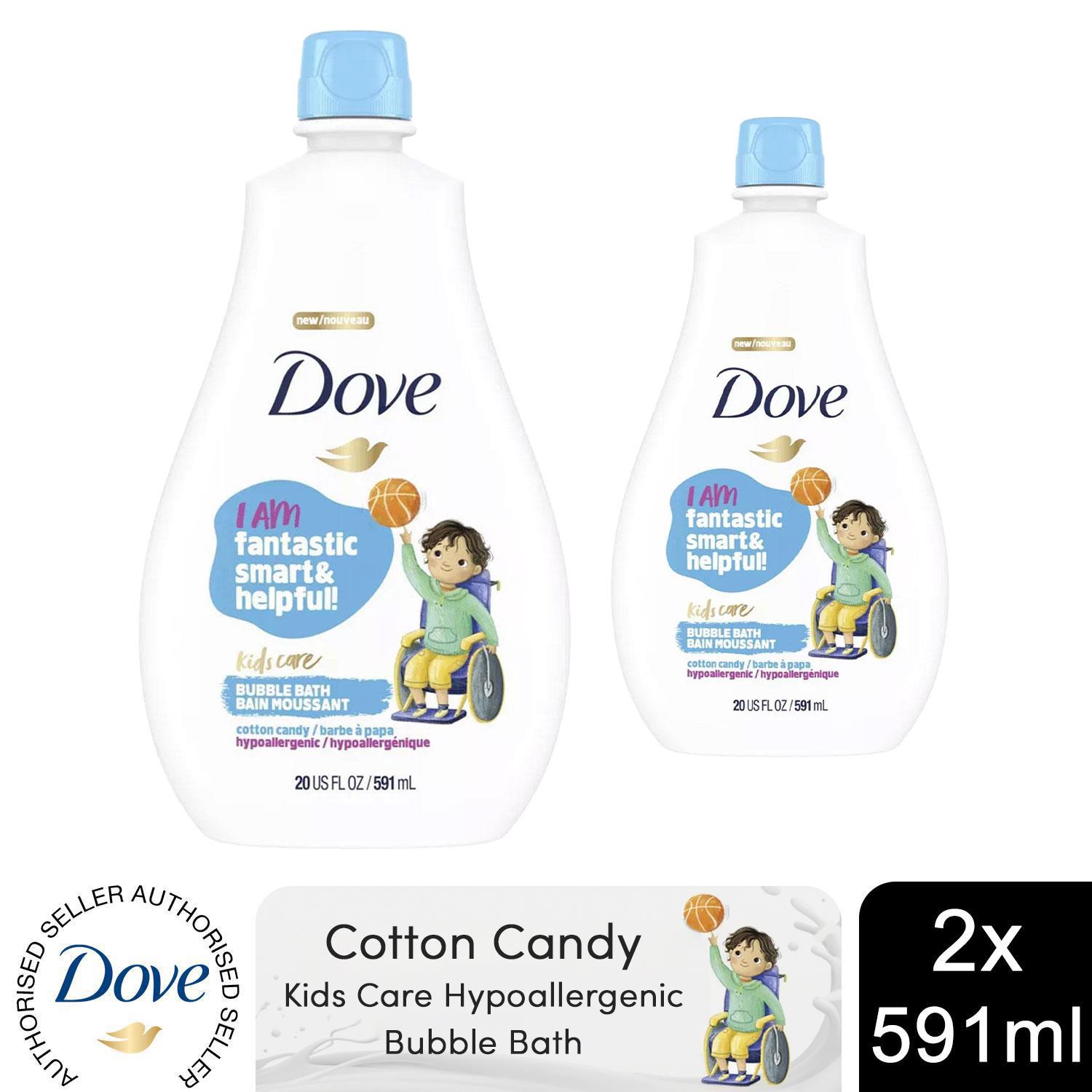 Dove Kids Care Hypoallergenic Foaming Body Wash 400ml or Bubble Bath 591ml, 2 Pk - Picture 20 of 54