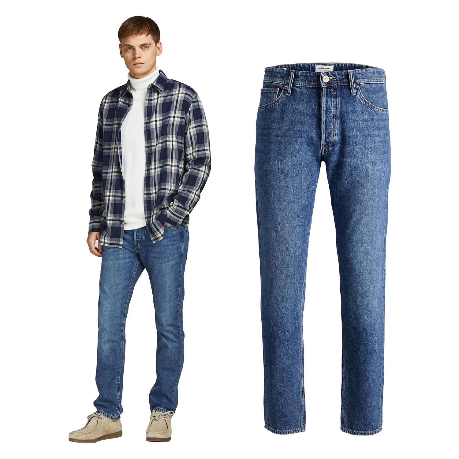 Pantalones de mezclilla azul Jack & Jones para hombre de ajuste cómodo - Imagen 65 de 66