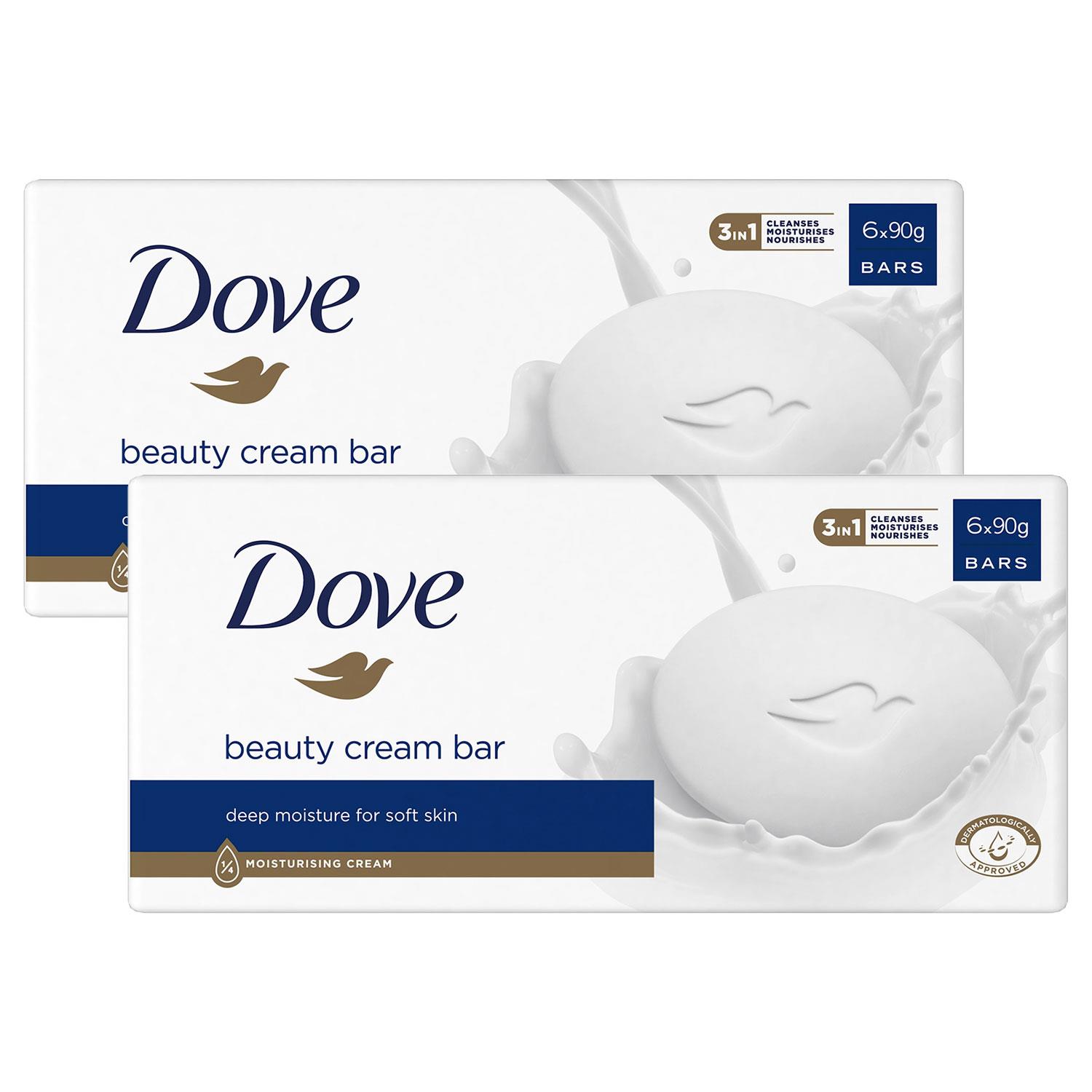 Dove Original Beauty Cream Bar Deep Moisture for Soft and Smooth Skin, 6 x 90g - Picture 17 of 35
