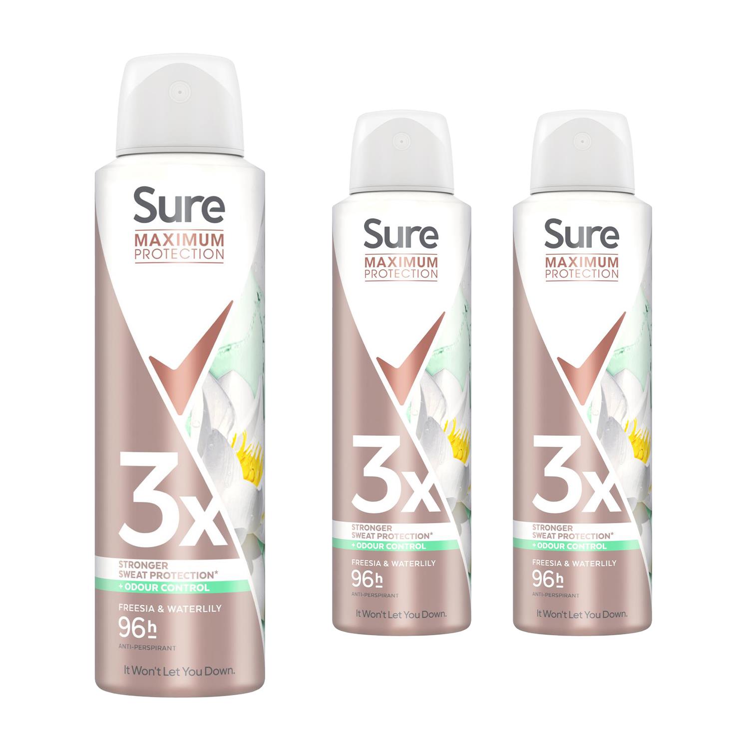 Sure Women Anti-Perspirant 96H Maximum Protection Deo 150ml, Select Scent & Pack - Picture 33 of 200