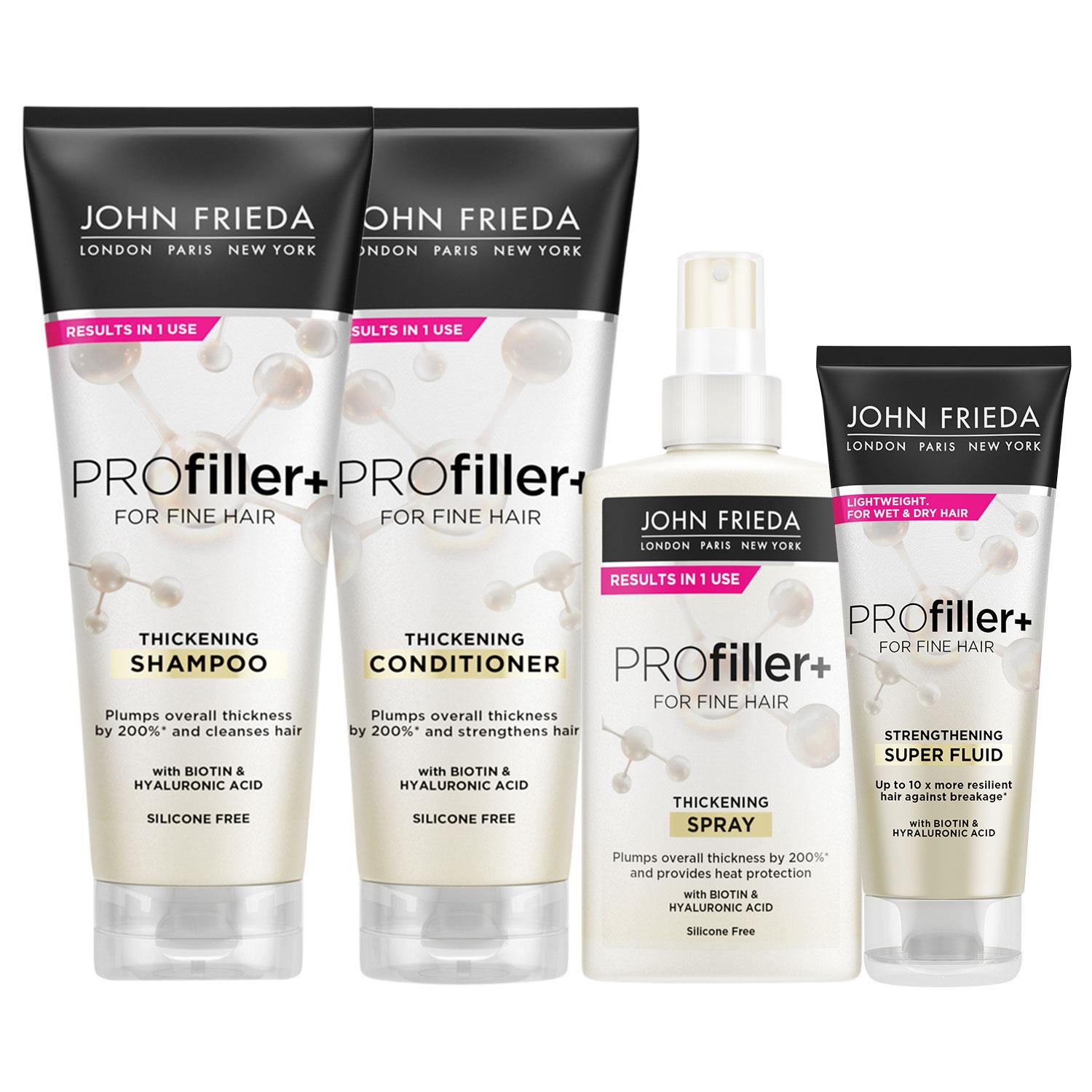 John Frieda Profiller+ Gama de Cuidado del Cabello - Champú, Acondicionador, Spray y Súper Líquido - Imagen 68 de 68