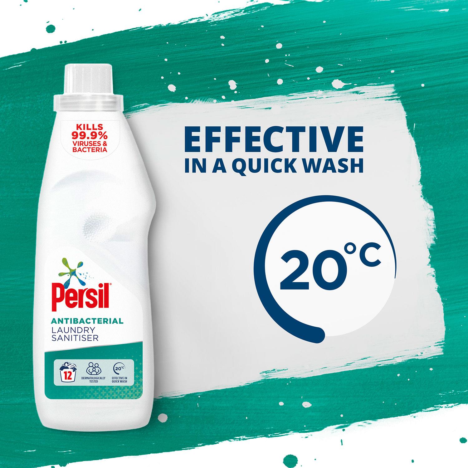 2x 4x or 8x 12 Washes Persil Antibacterial Laundry Sanitiser Kind to Skin 1.2Ltr eBay