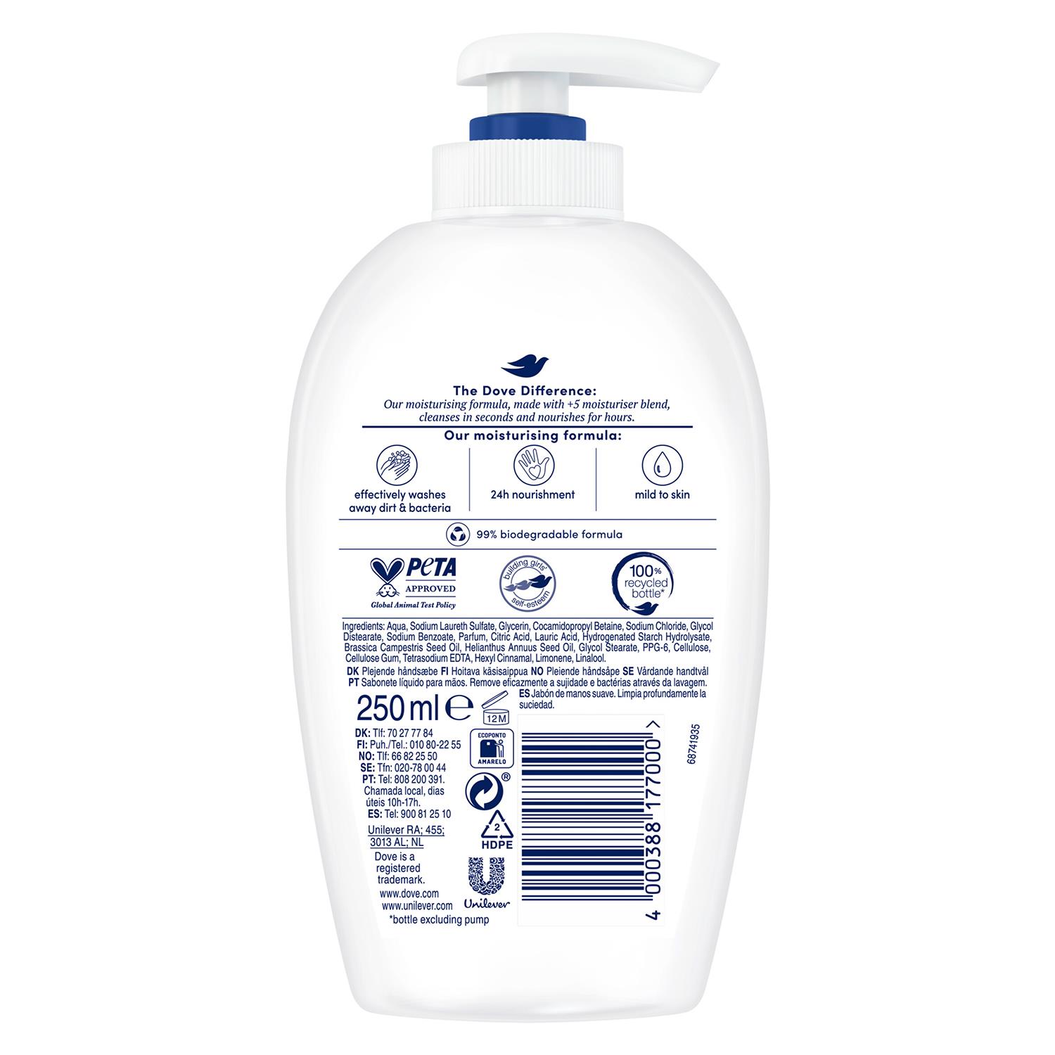 Dove Deeply Nourishing, Pampering Care, Fine Silk or Care&Protect HandWash 250ml - Picture 23 of 101