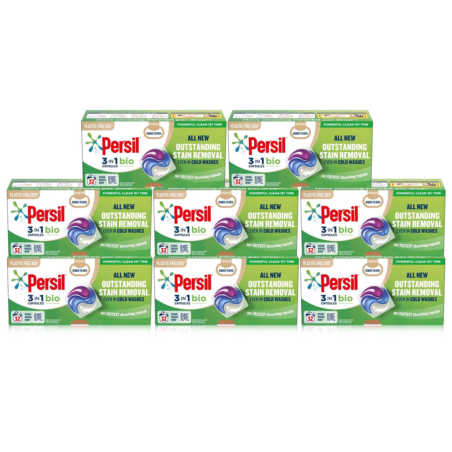 Persil 3-in-1 Washing Capsules, Colour Protect, Bio or Non-bio, 32 Washes - Picture 96 of 130