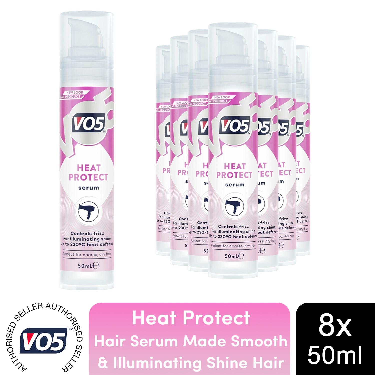 VO5 Heat Protection Hair Serum Made Smooth & Illuminating Shine Hair, 50 ml