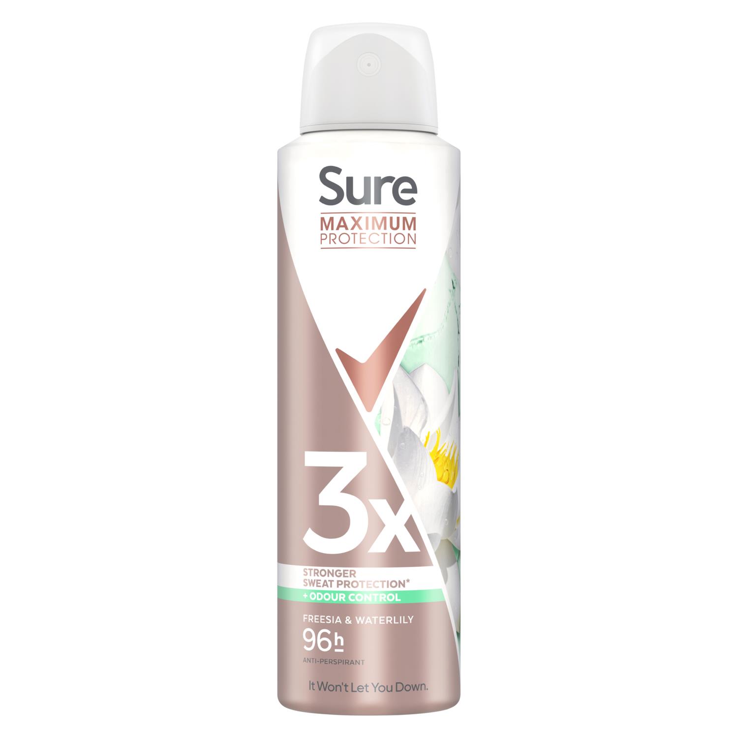 Sure Women Anti-Perspirant 96H Maximum Protection Deo 150ml, Select Scent & Pack - Picture 57 of 200