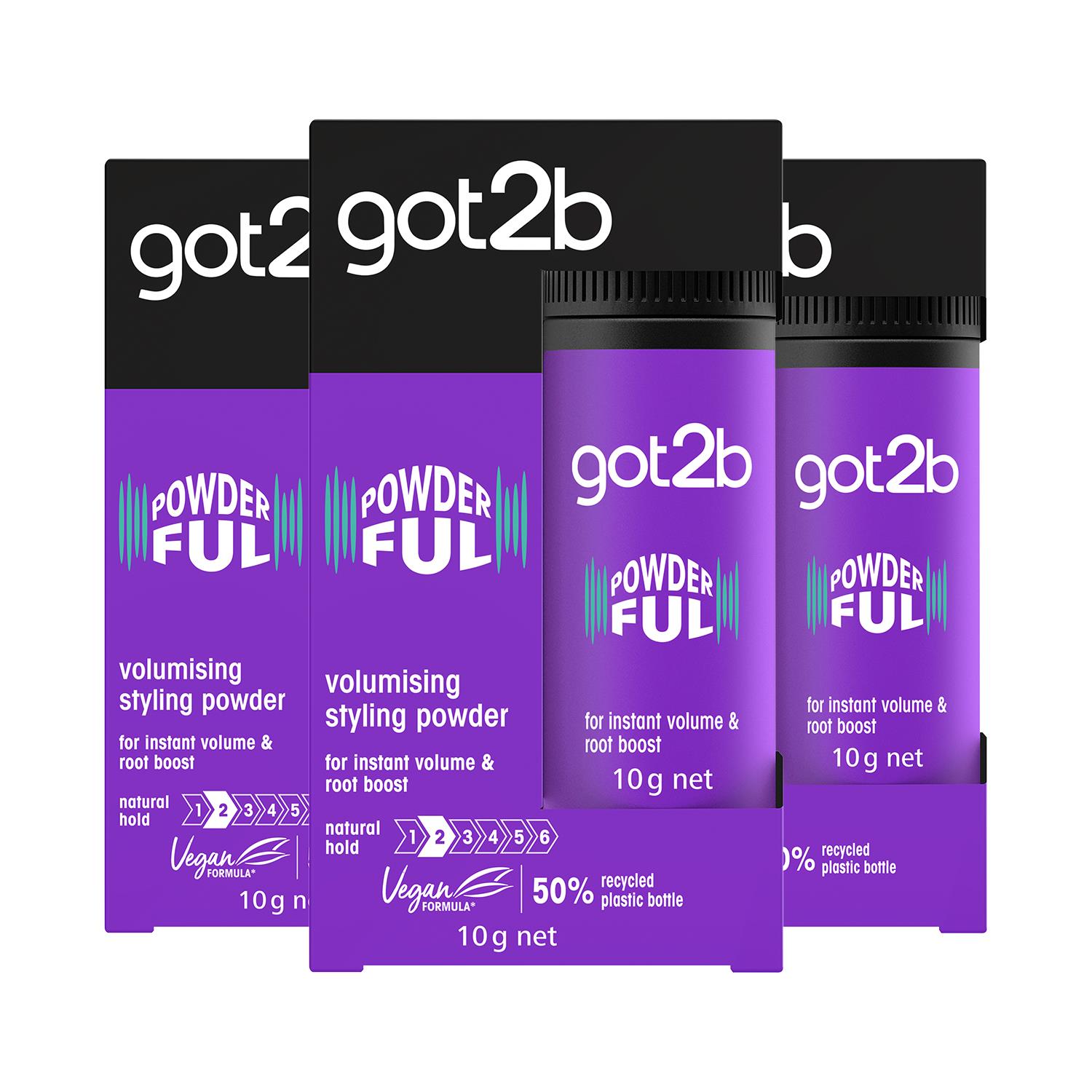 1pk, 2pk or 3pk of 10g Schwarzkopf got2b Powder'ful Volumizing Styling Powder - Picture 33 of 41
