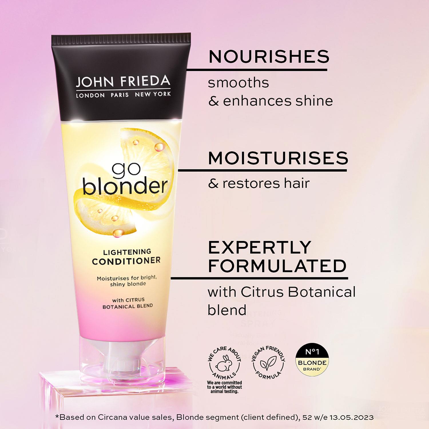 John Frieda Go Blonder Haircare Range of Shampoo, Conditioner & Lightening Spray - Picture 37 of 45