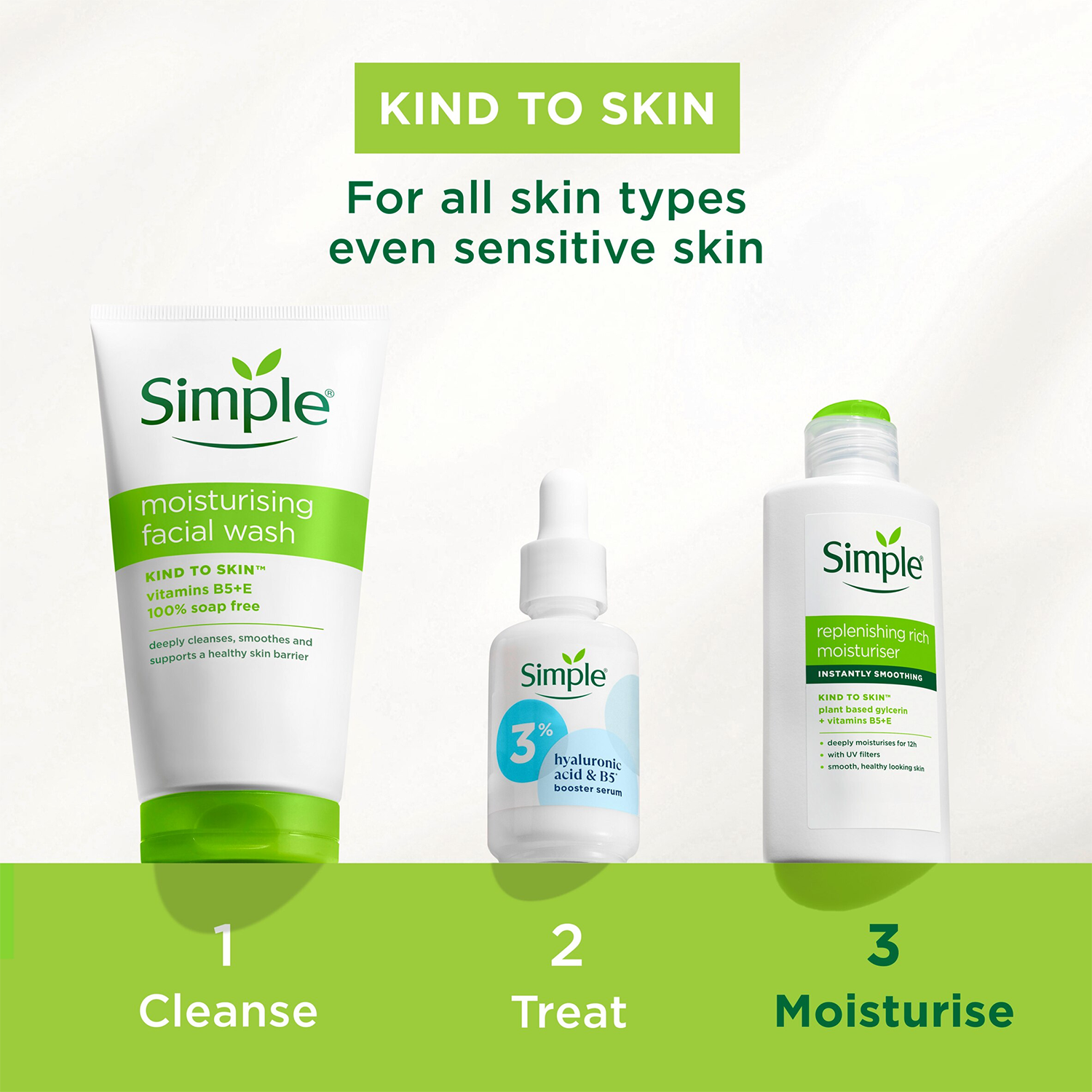 3xor6x 125ml Simple KindtoSkin 12H Moisturisation Replenishing Rich Moisturiser - Picture 24 of 30