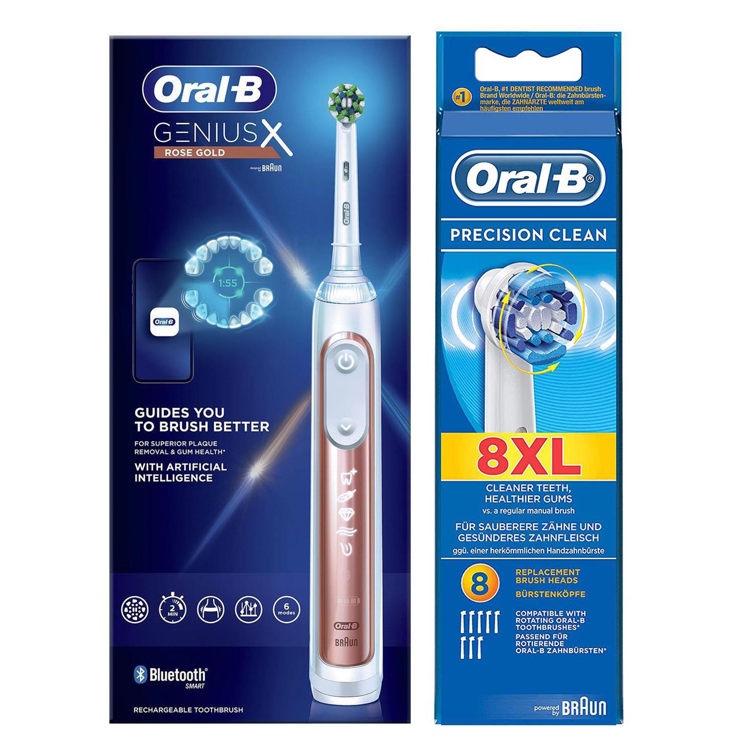Oral-B GeniusX Wiederaufladbare Elektrische Zahnbürste mit Nachfüllköpfen & Reiseetui - Bild 46 von 62