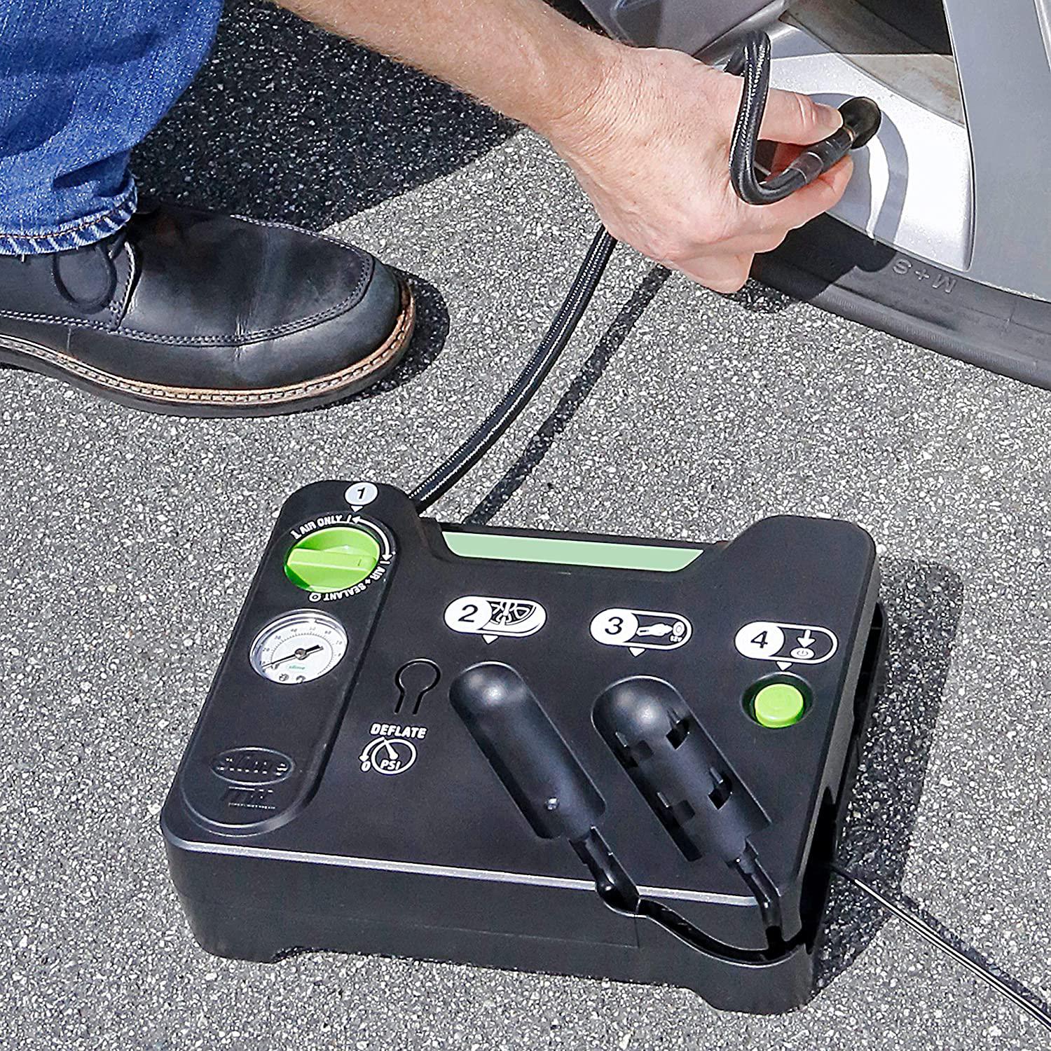 Slime Flat Tyre Puncture Repair Kit or Refill, 4 Step Fix, All Road Vehicles