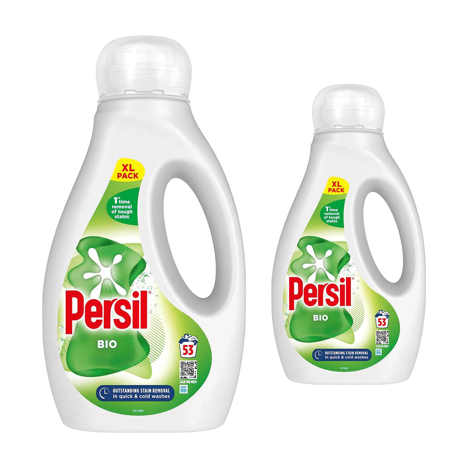 2x53W or 4x53W Persil Bio, NonBio, Colour Washing Liquid Detergent 1.431Litre - Picture 45 of 53