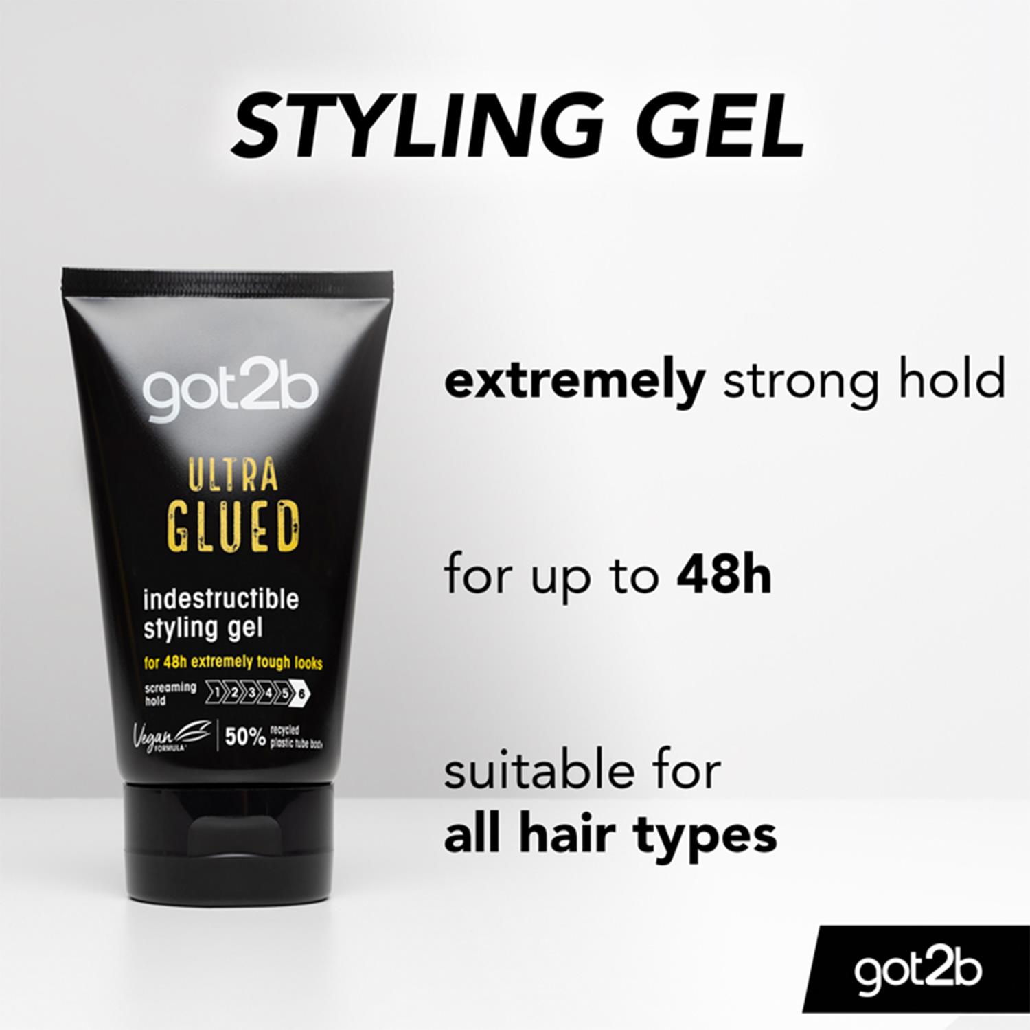 Schwarzkopf got2b Ultra Glued Styling Gel For Edge 150ml Select from dropdown - Picture 27 of 30