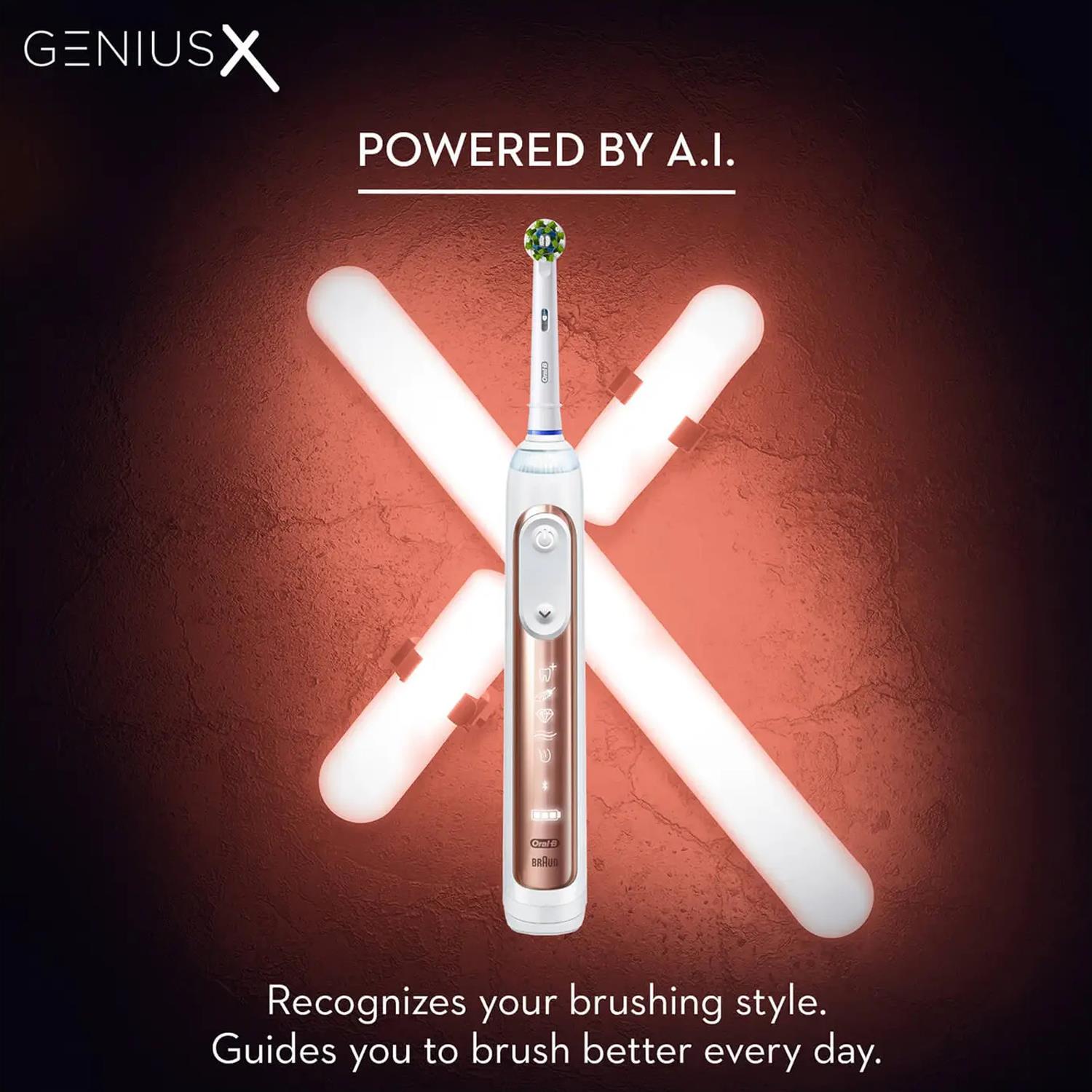 Oral-B GeniusX Wiederaufladbare Elektrische Zahnbürste mit Nachfüllköpfen & Reiseetui - Bild 26 von 62