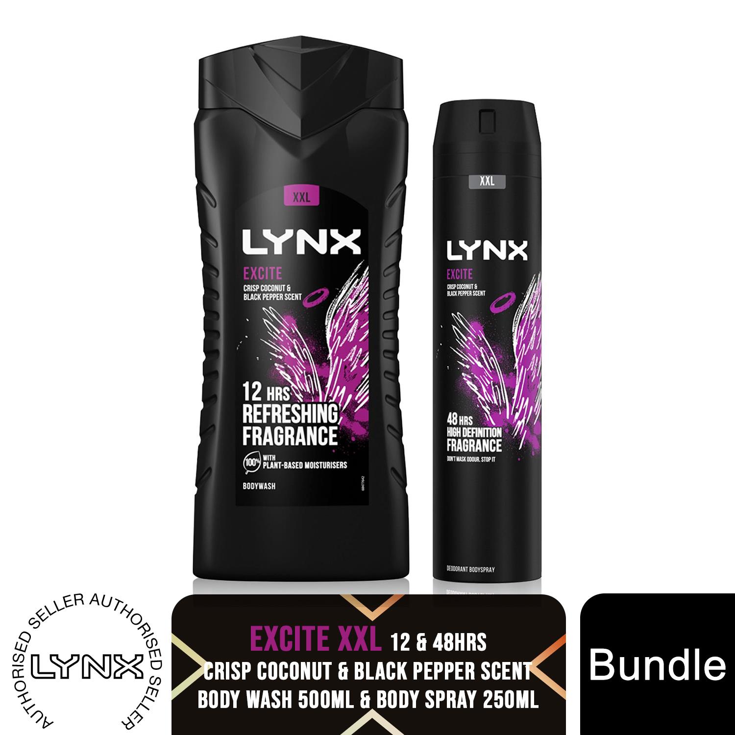 Lynx 12H Refreshing Fragrance Shower Gel 500ml & 48H Fresh Body Spray 250ml - Picture 32 of 62