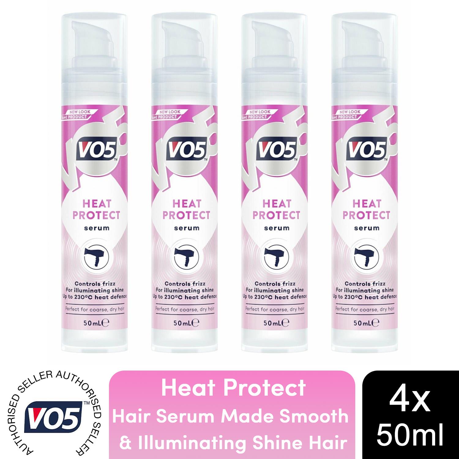 VO5 Heat Protection Hair Serum Made Smooth & Illuminating Shine Hair, 50 ml
