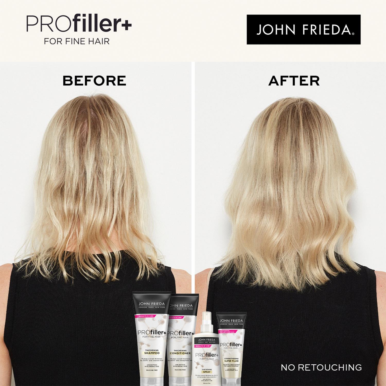 John Frieda Profiller+ Gama de Cuidado del Cabello - Champú, Acondicionador, Spray y Súper Líquido - Imagen 62 de 68