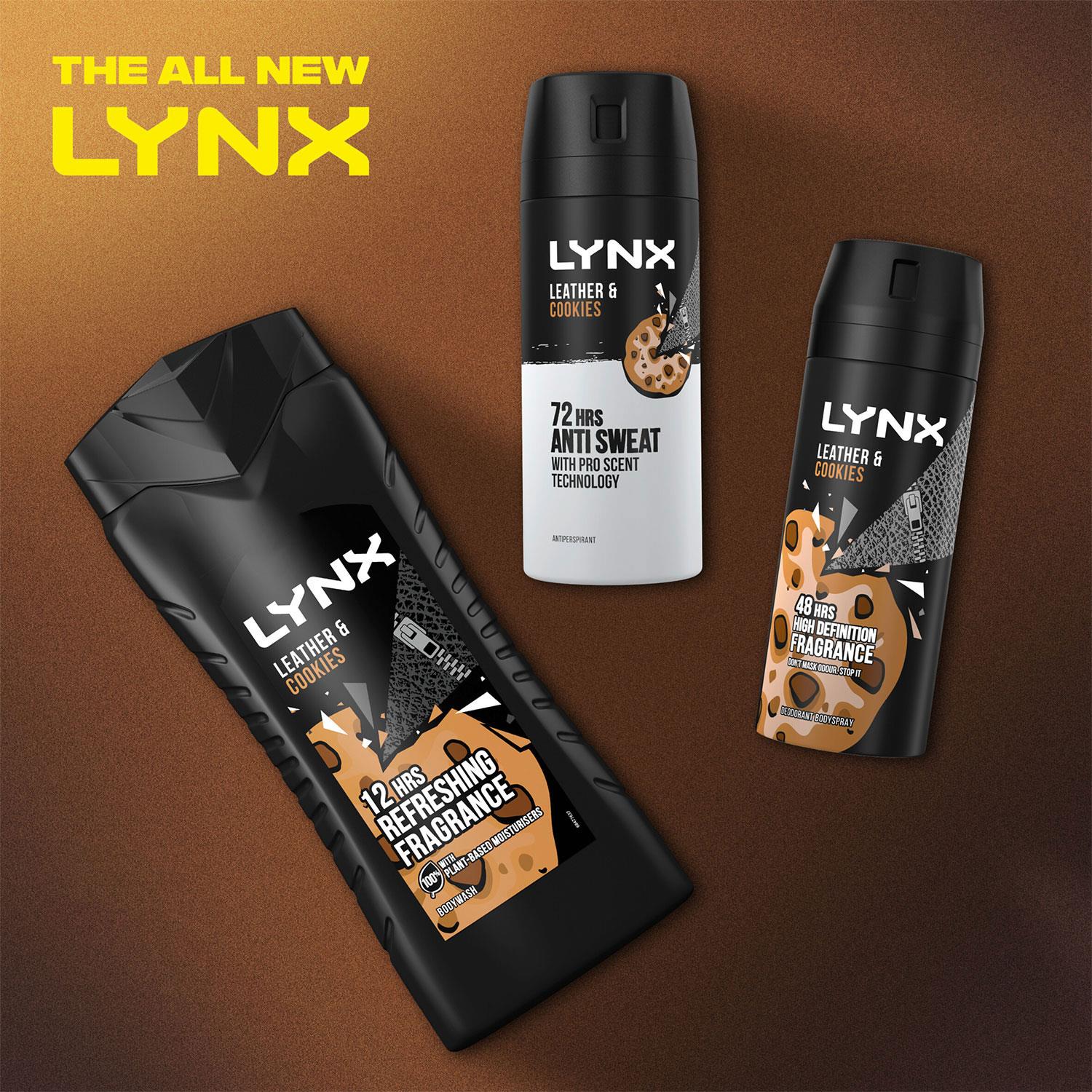 Lynx 12hrs Refreshing Fragrance Shower Gel with 100 Moisturisers,3,6