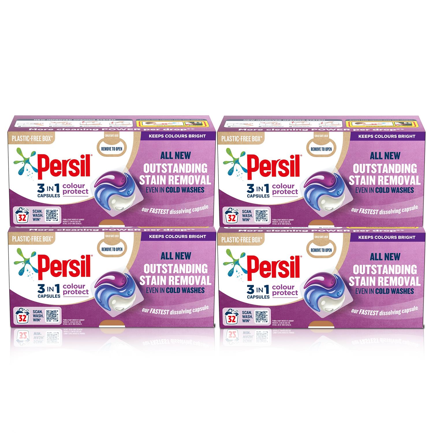 Persil 3-in-1 Washing Capsules, Colour Protect, Bio or Non-bio, 32 Washes - Picture 61 of 130