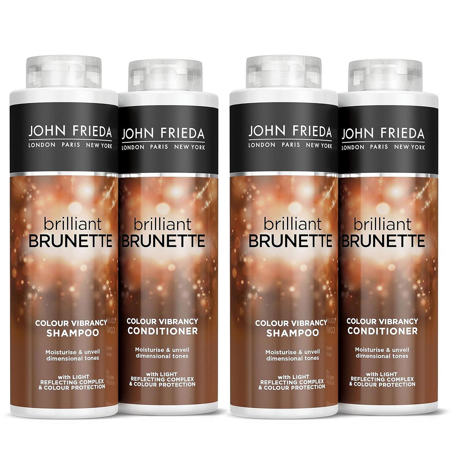 Champú y acondicionador John Frieda Brilliant Brunette protección del color 500 ml - Imagen 17 de 17