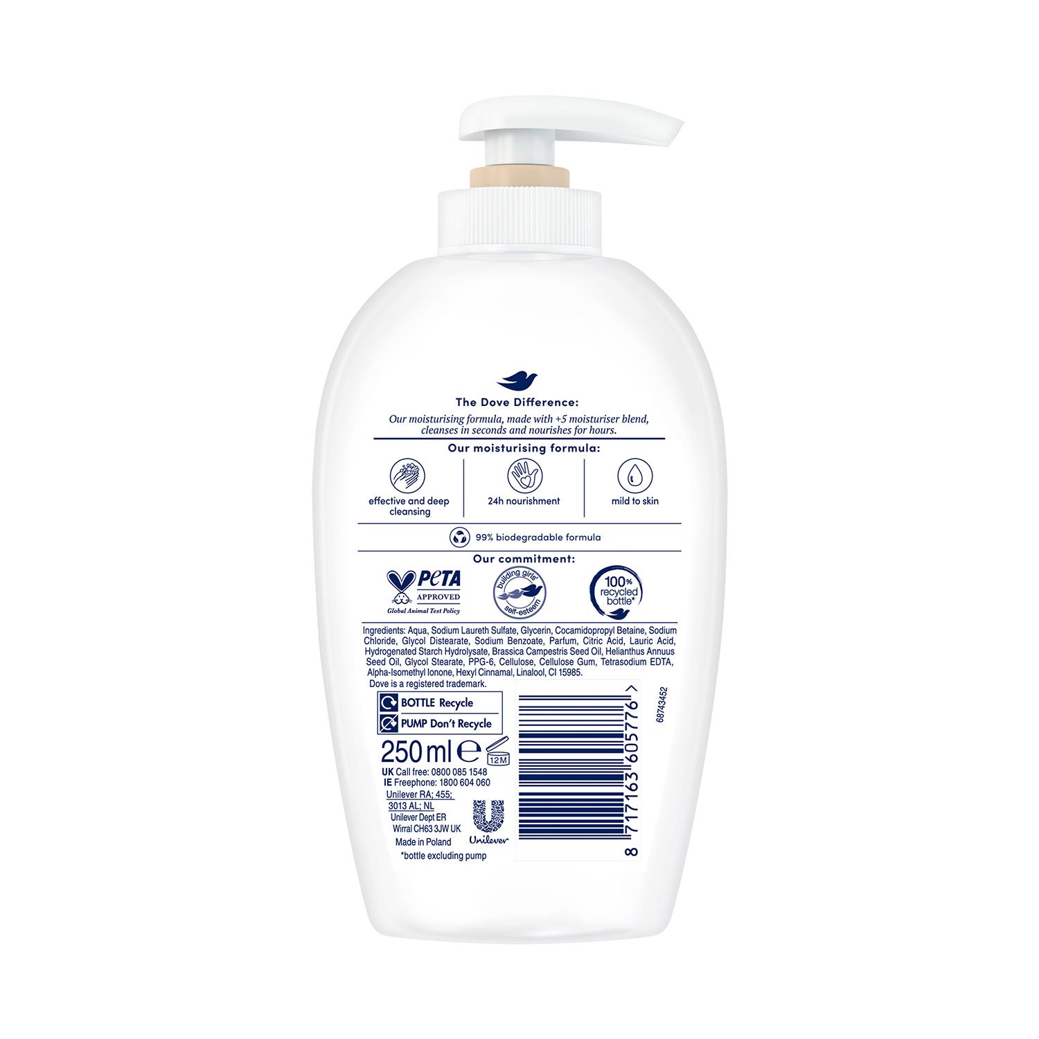 Dove Deeply Nourishing, Pampering Care, Fine Silk or Care&Protect HandWash 250ml - Picture 46 of 101
