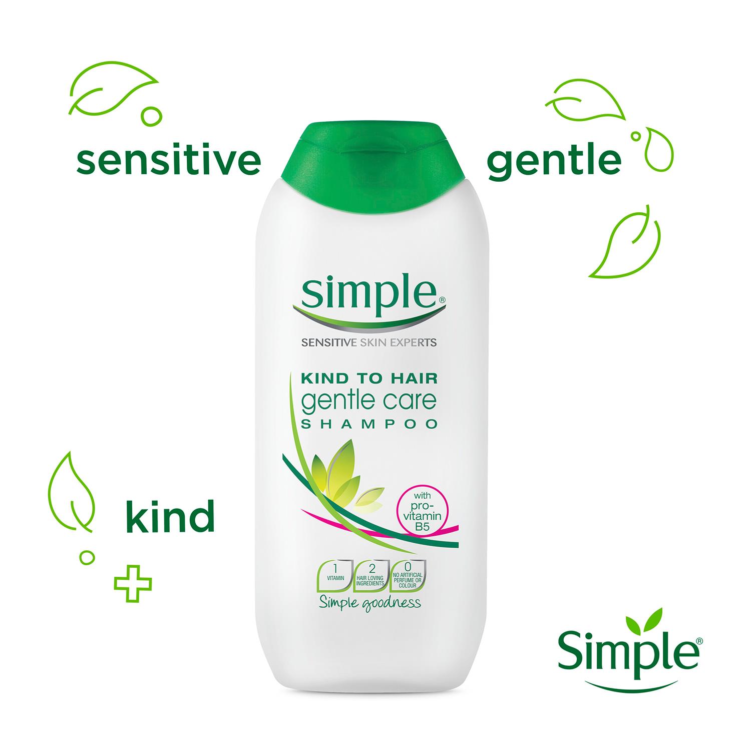 Simple Kind to Hair Gentle Care Shampoo or Conditioner, 3 or 6 Packs of 200ml - Picture 50 of 57