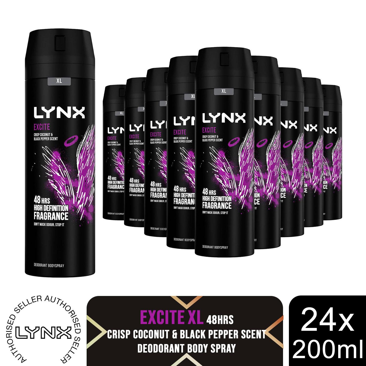 Lynx XL 48-Hour High Definition Fragrance Body Spray Deodorant 24 Pack, 200ml - Picture 30 of 82