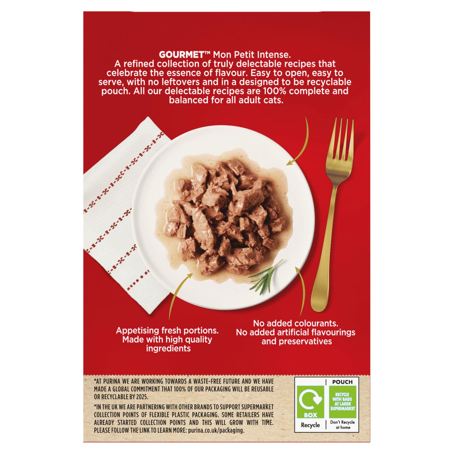 48 x 50g Gourmet Mokra karma dla kotów Mon Petit Fish lub mięsista odmiana - Zdjęcie 11 z 21