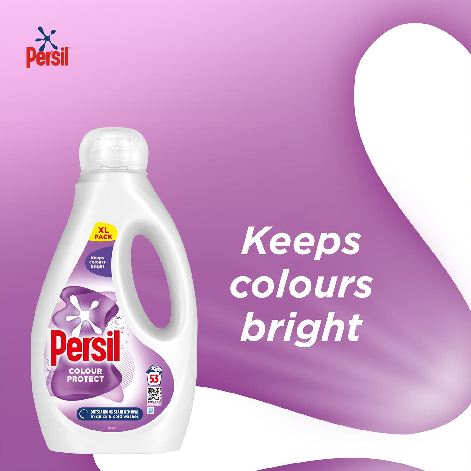 2x53W or 4x53W Persil Bio, NonBio, Colour Washing Liquid Detergent 1.431Litre - Picture 19 of 53