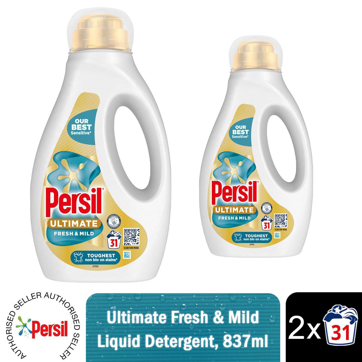 Persil Ultimate Liquid Detergent Stain Removal 31W 837ml, Select Type & Pack - Picture 21 of 155