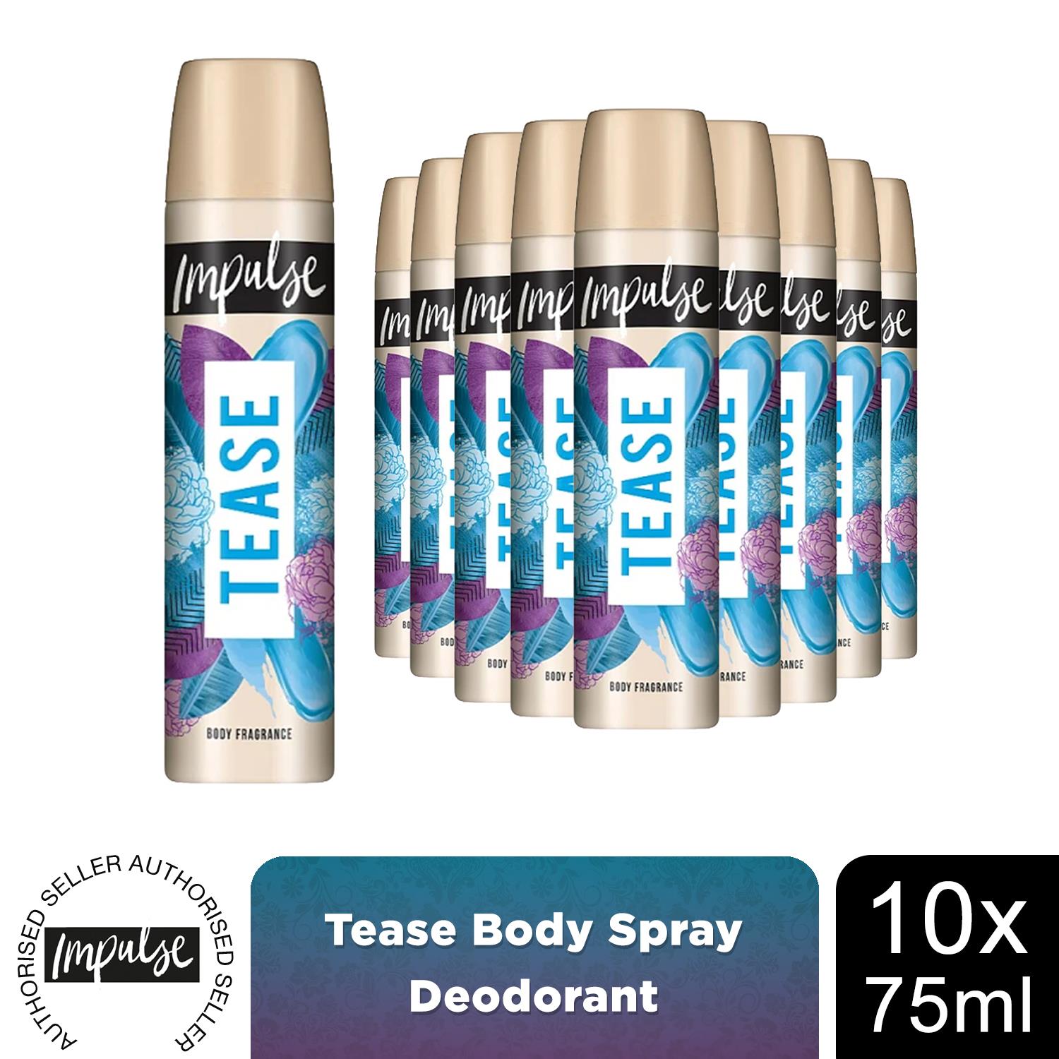 Impulse Body Spray Deodorant with Blend of Natural Scents 75ml, Multi-Packs - Picture 82 of 177