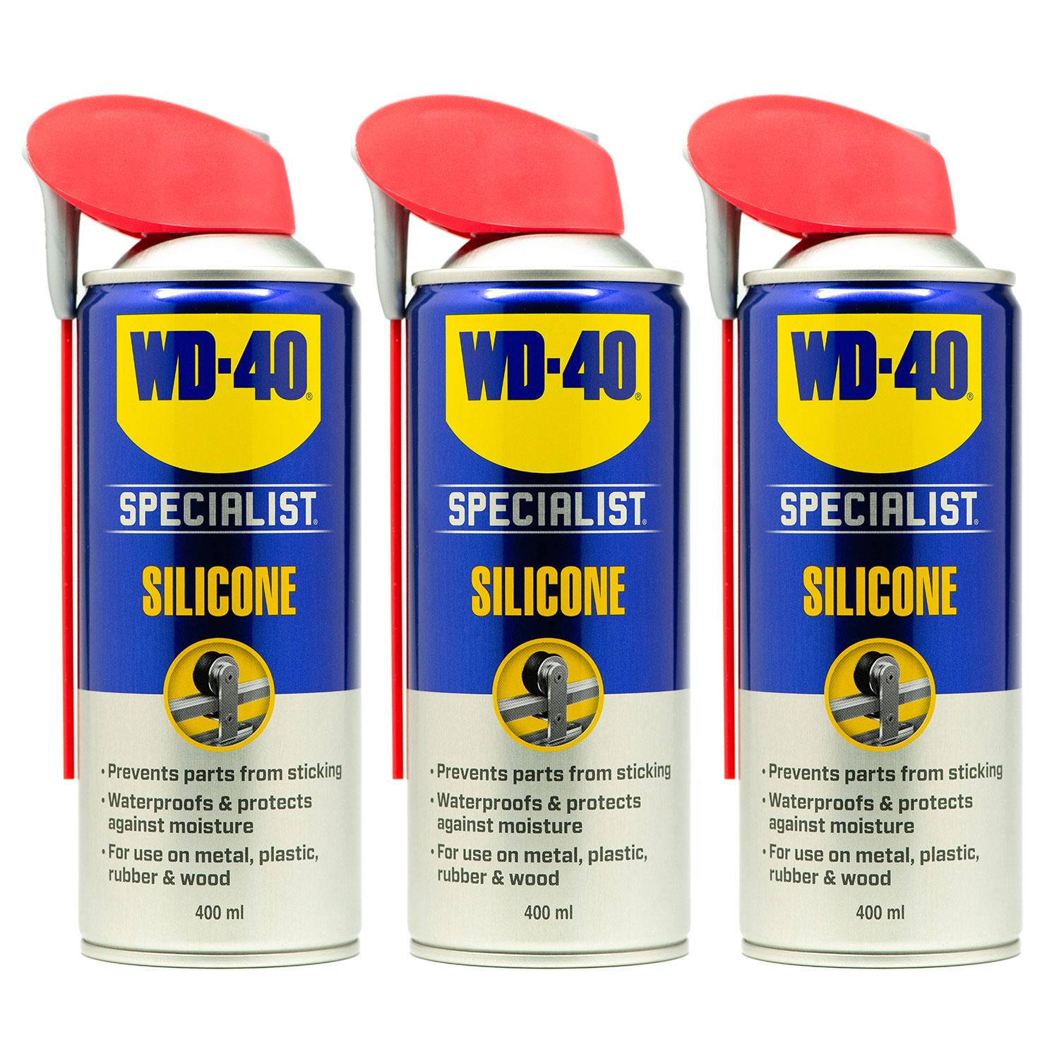 WD-40 Specialist Silicone Lubricant 400ml All-Weather Protection, Buy 1, 2 or 3 - Afbeelding 30 van 30