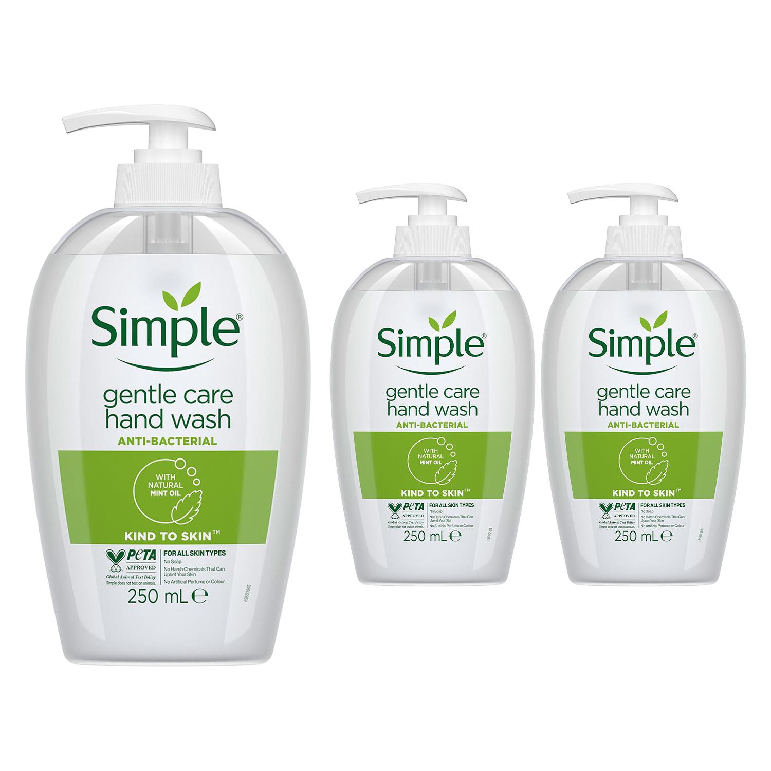 3xor6x 250ml Simple KindtoSkin Sensitive Skin Experts Hand Wash With Natural Oil - Picture 19 of 70