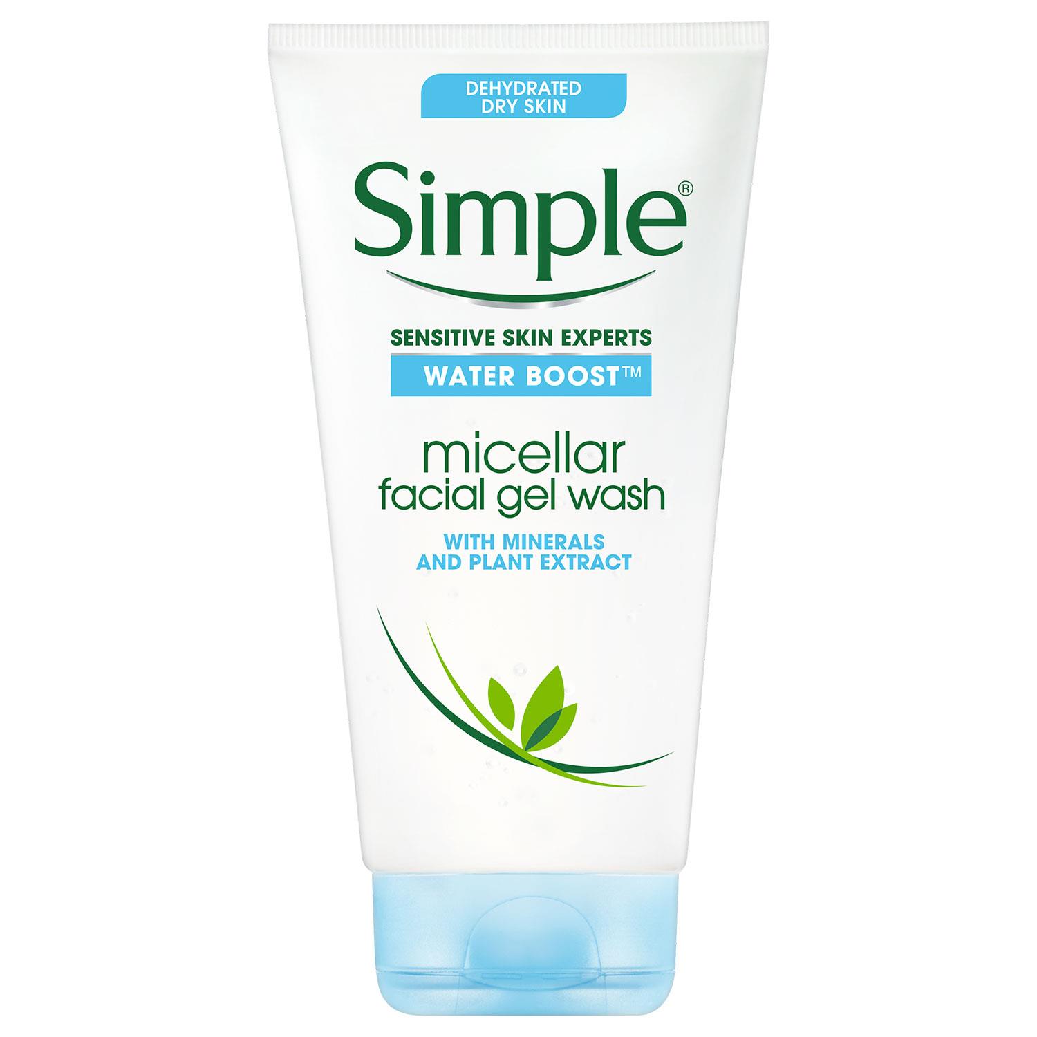 Simple WaterBoost Gel Wash150ml, Gel Cream50ml, or Night Cream50ml with Minerals - Picture 44 of 52