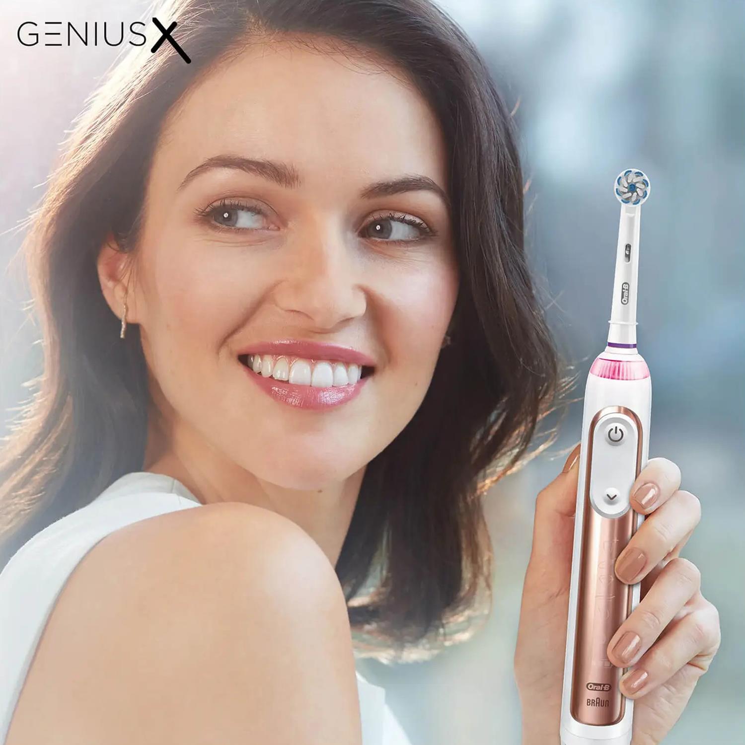 Oral-B GeniusX Wiederaufladbare Elektrische Zahnbürste mit Nachfüllköpfen & Reiseetui - Bild 60 von 62