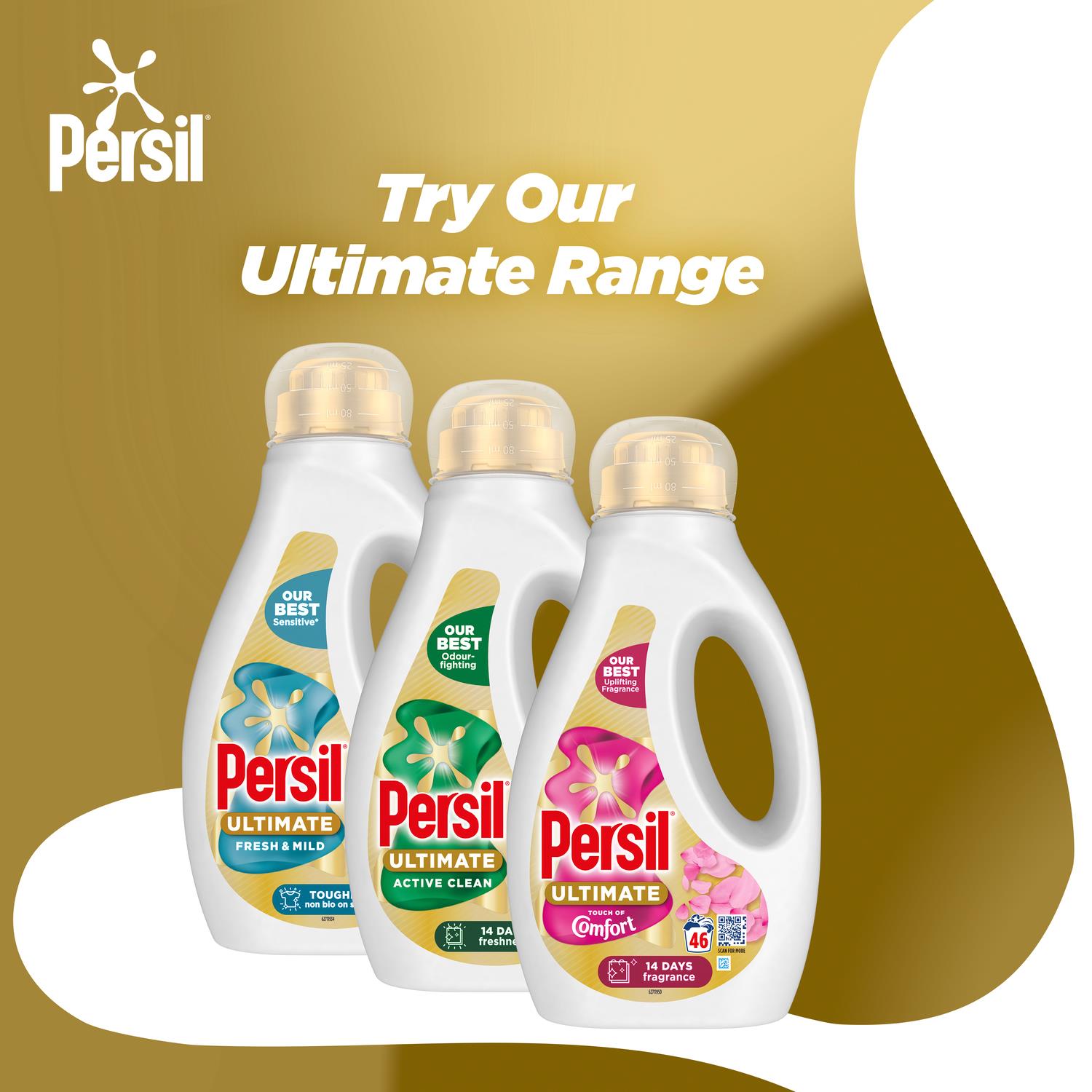 Persil Ultimate Liquid Detergent Stain Removal 46W 1.242 L, Select Type & Pack - Picture 134 of 203