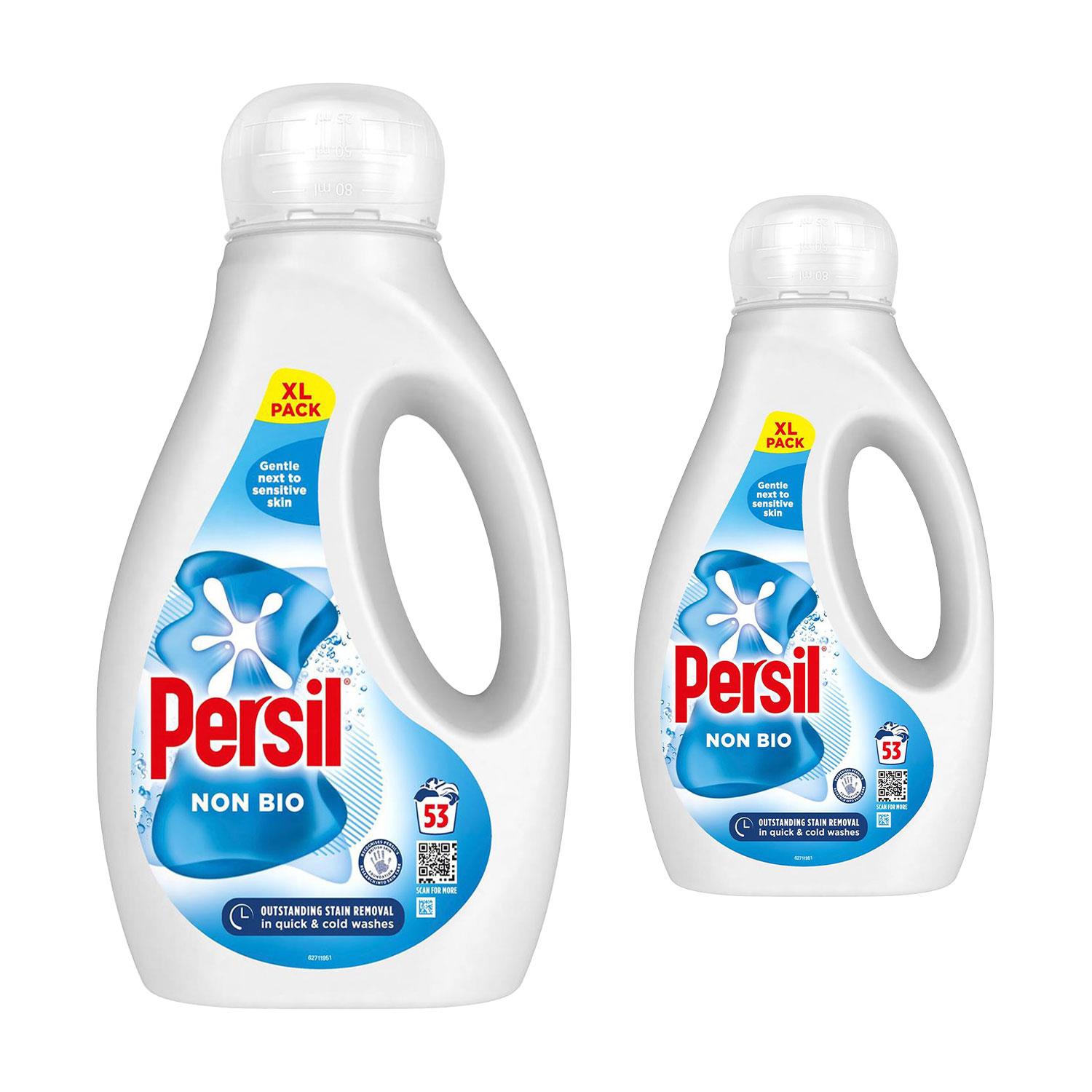 2x53W or 4x53W Persil Bio, NonBio, Colour Washing Liquid Detergent 1.431Litre - Picture 13 of 53