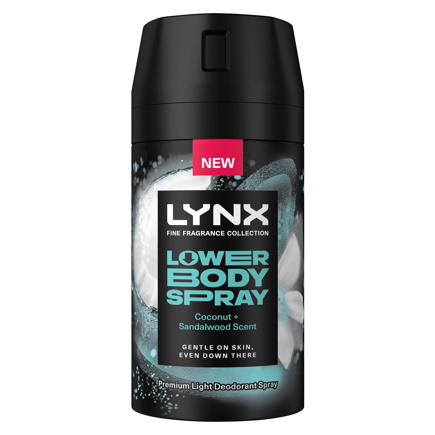 Lynx Lower Body Spray Coconut + Sandalwood & Pear + Cedarwood 100ml, 3 Pack - Picture 7 of 24